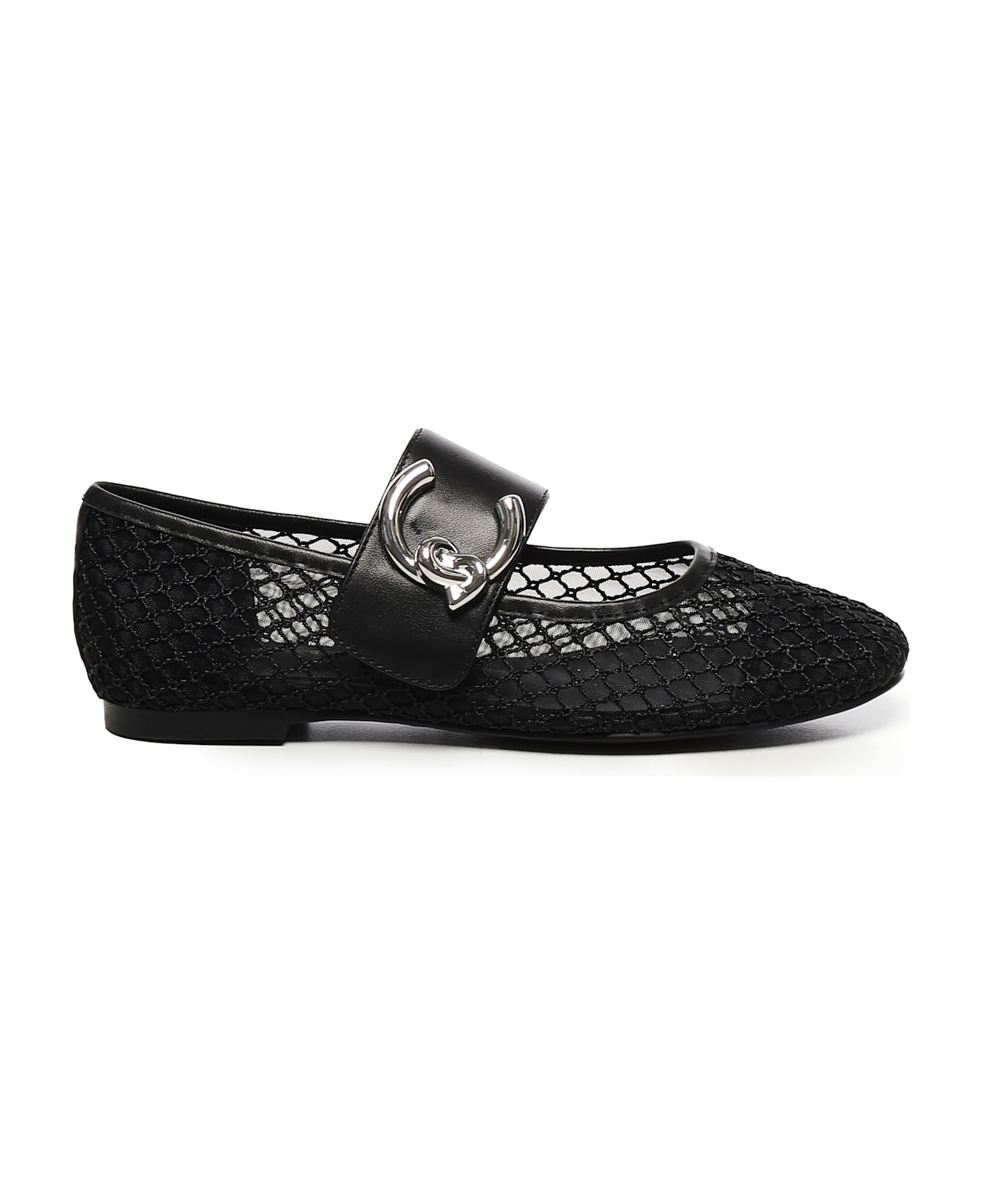 Coccinelle C-me Mesh Ballet Flats - Black
