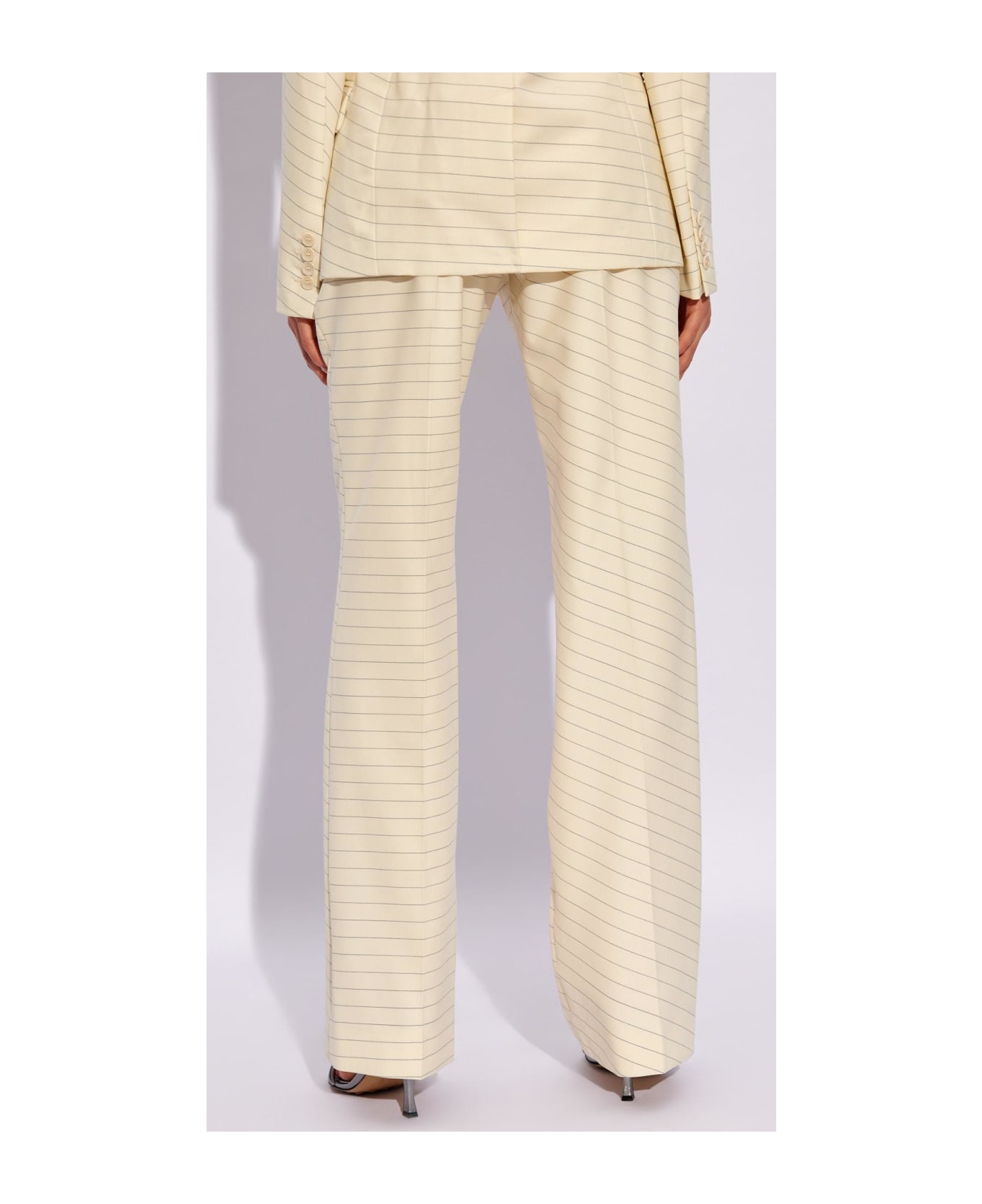 J.W. Anderson Pleat-front Trousers - White ボトムス