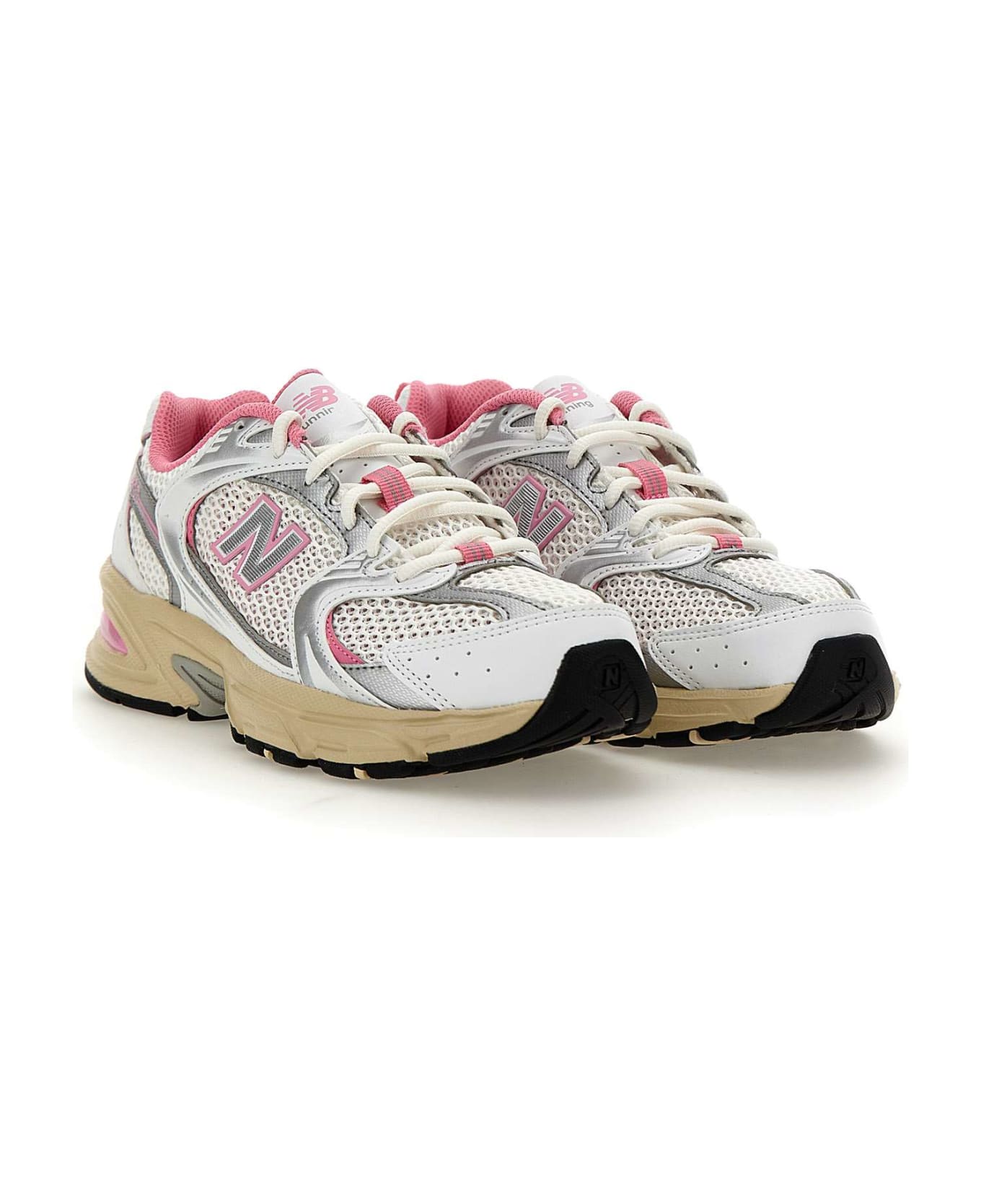New Balance "mr530" Sneakers - WHITE-PINK