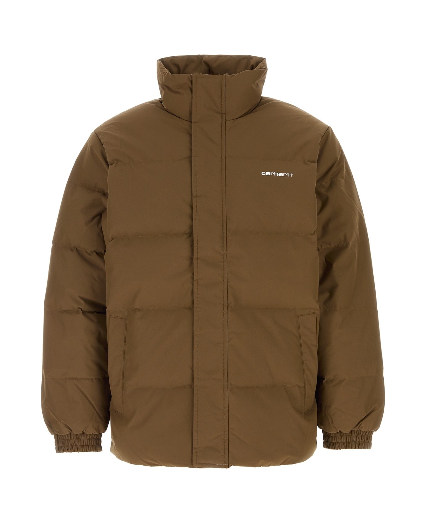 Carhartt Chocolate Polyester Danville Jacket - CHOCOLATEWHITE