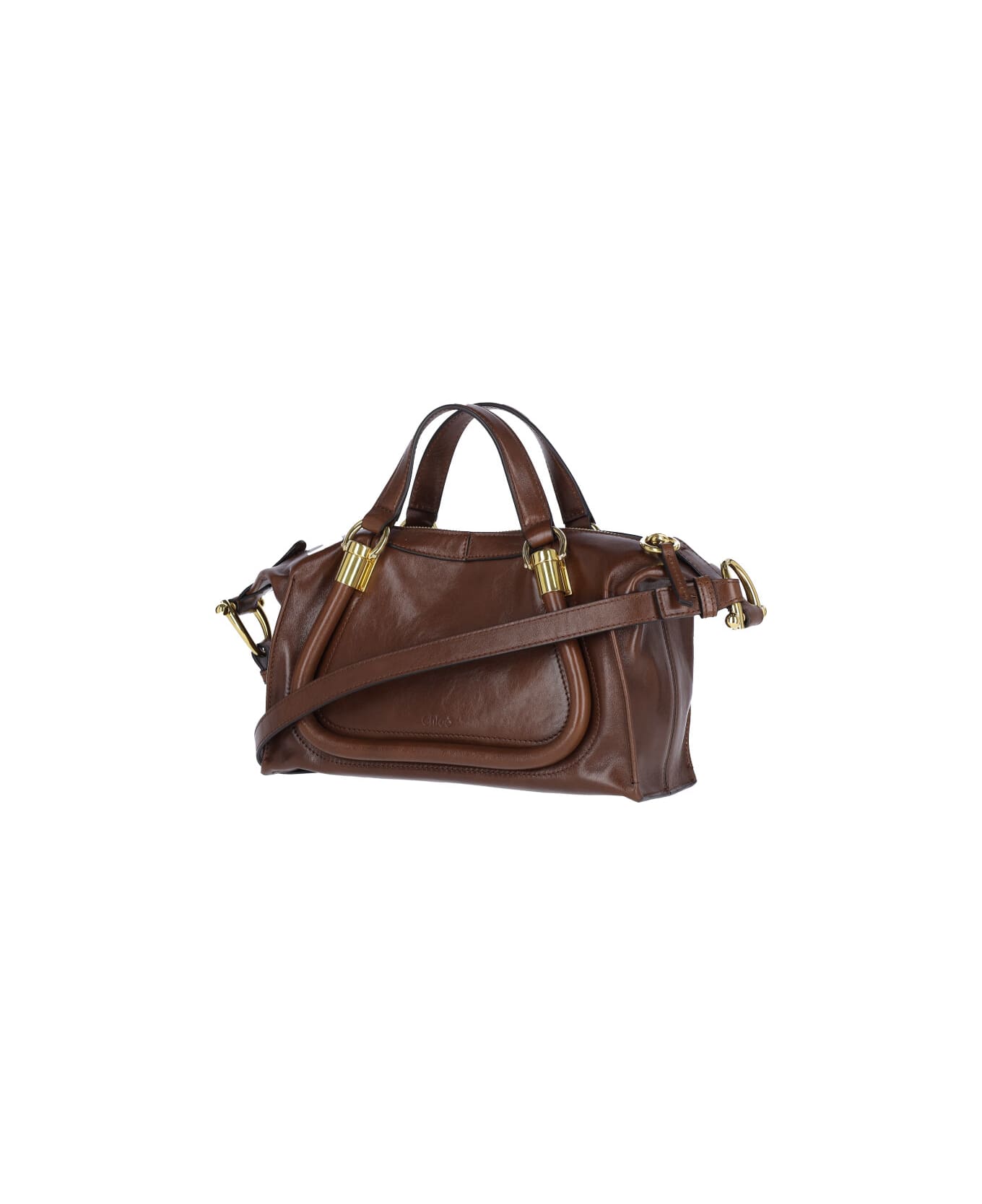 Chloé 
paraty 24
 Small Shoulder Bag - Brown