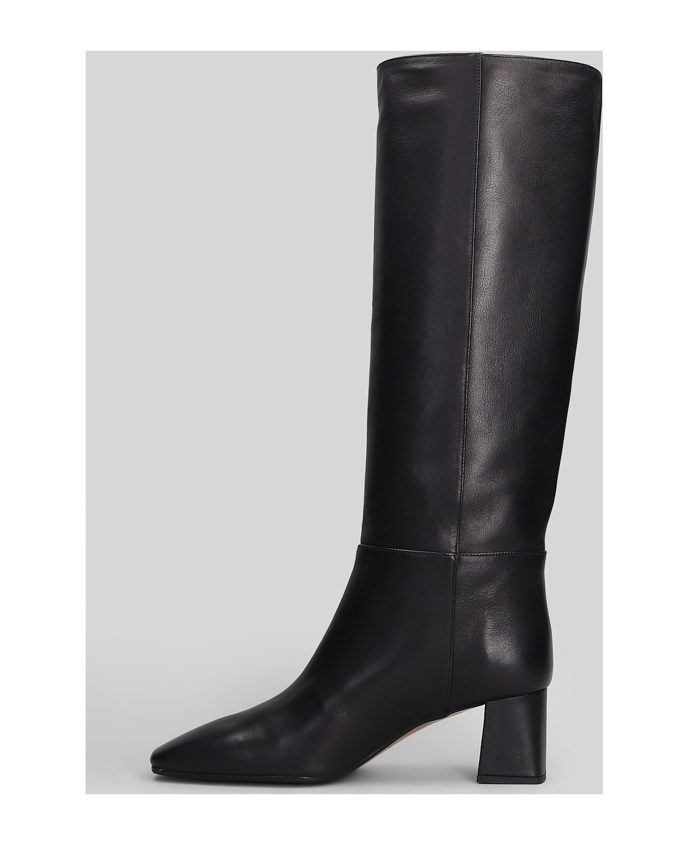 Fabio Rusconi High Heels Boots In Black Leather - black