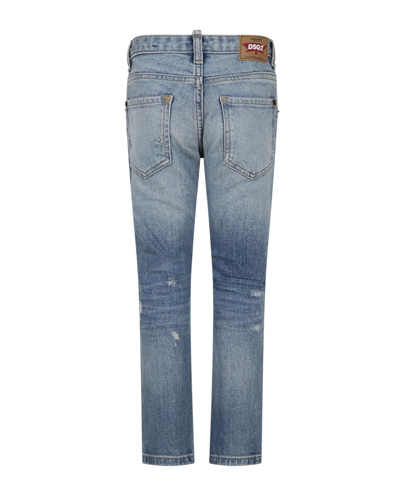 Dsquared2 Denim Jeans For Boy With Logo