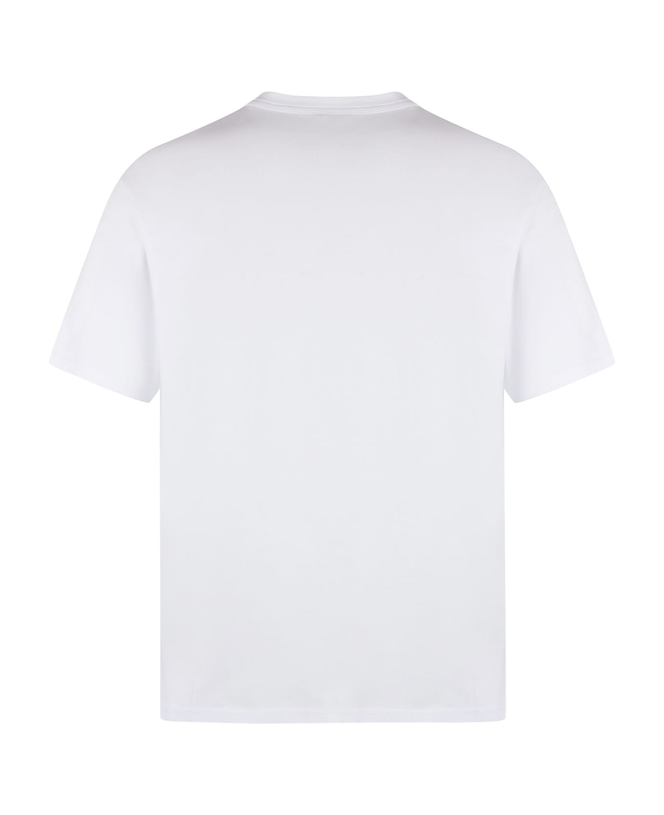 K-Way Fantome Cotton Crew-neck T-shirt - White
