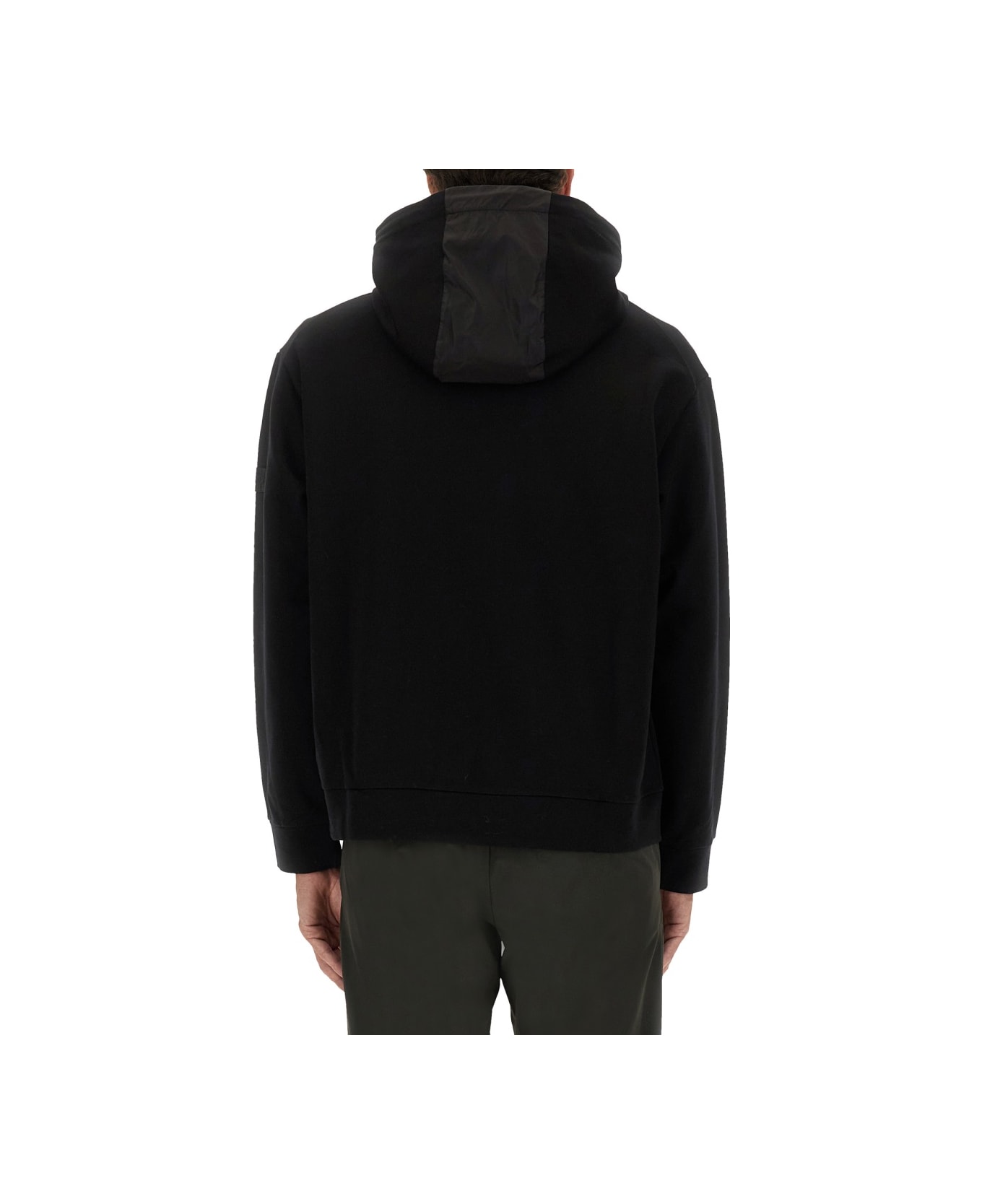 Premiata Zip Sweatshirt. - BLACK