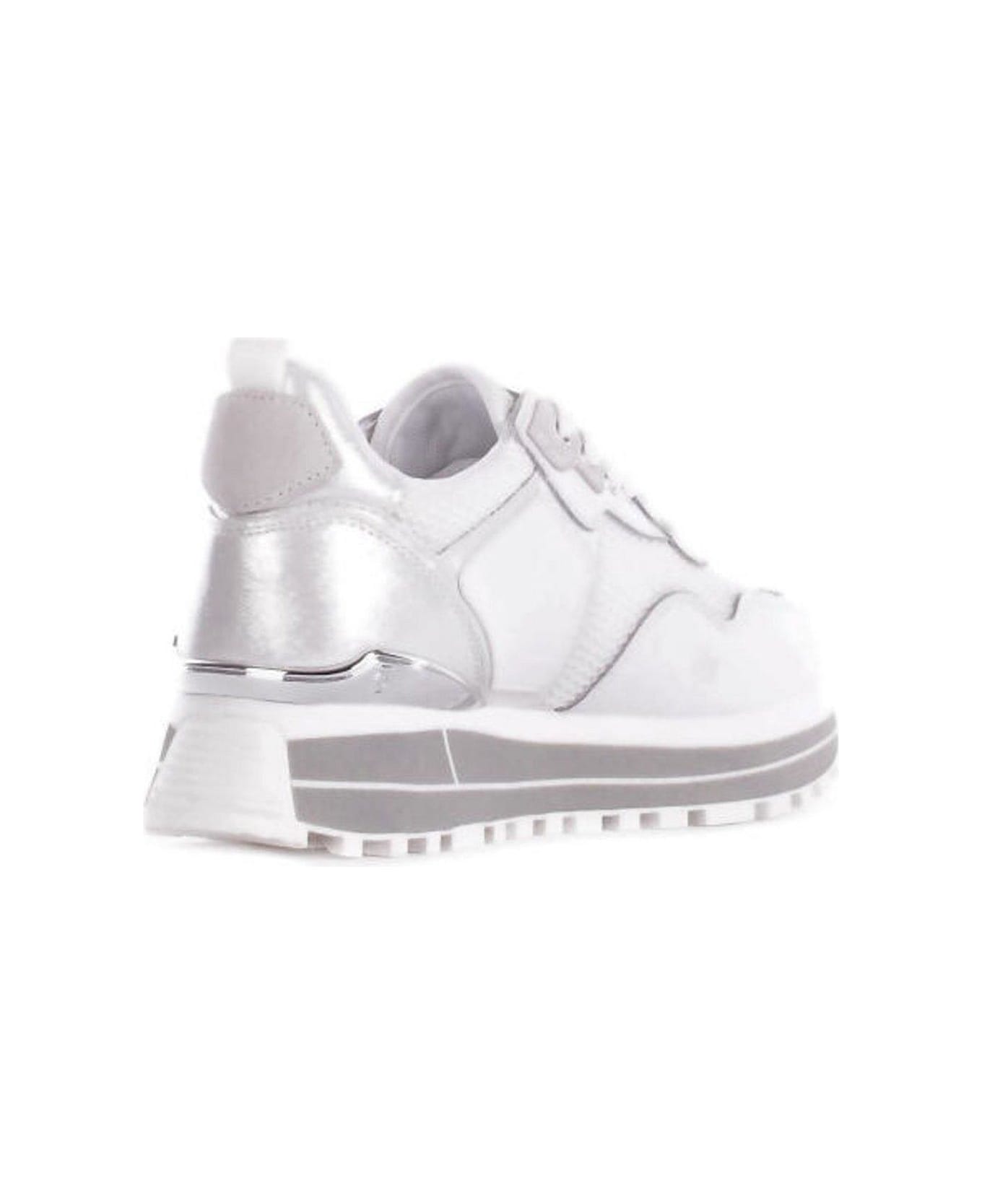 Liu-Jo Mesh Platform Sneakers - White