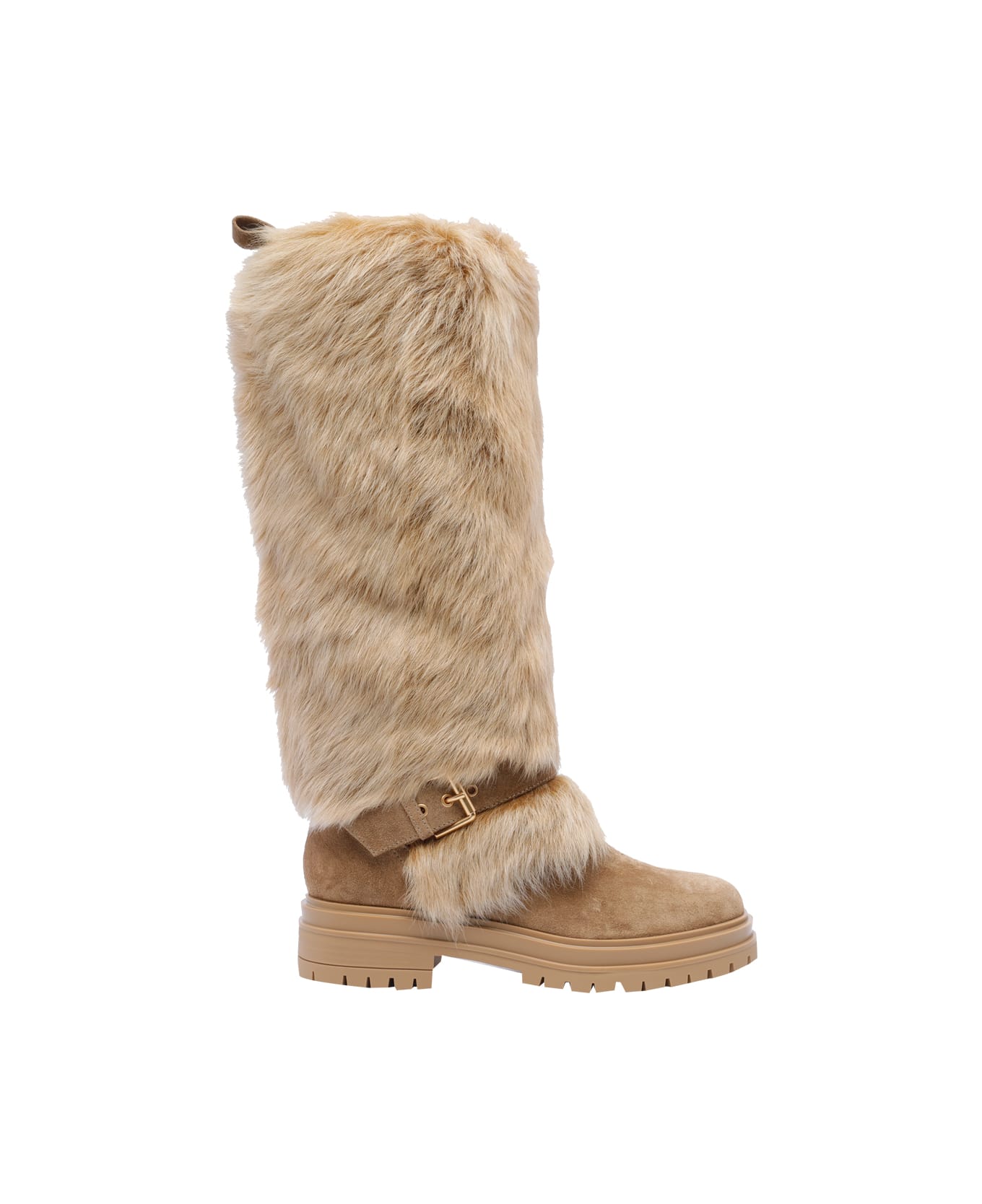 Gianvito Rossi Maverick Boots - Beige