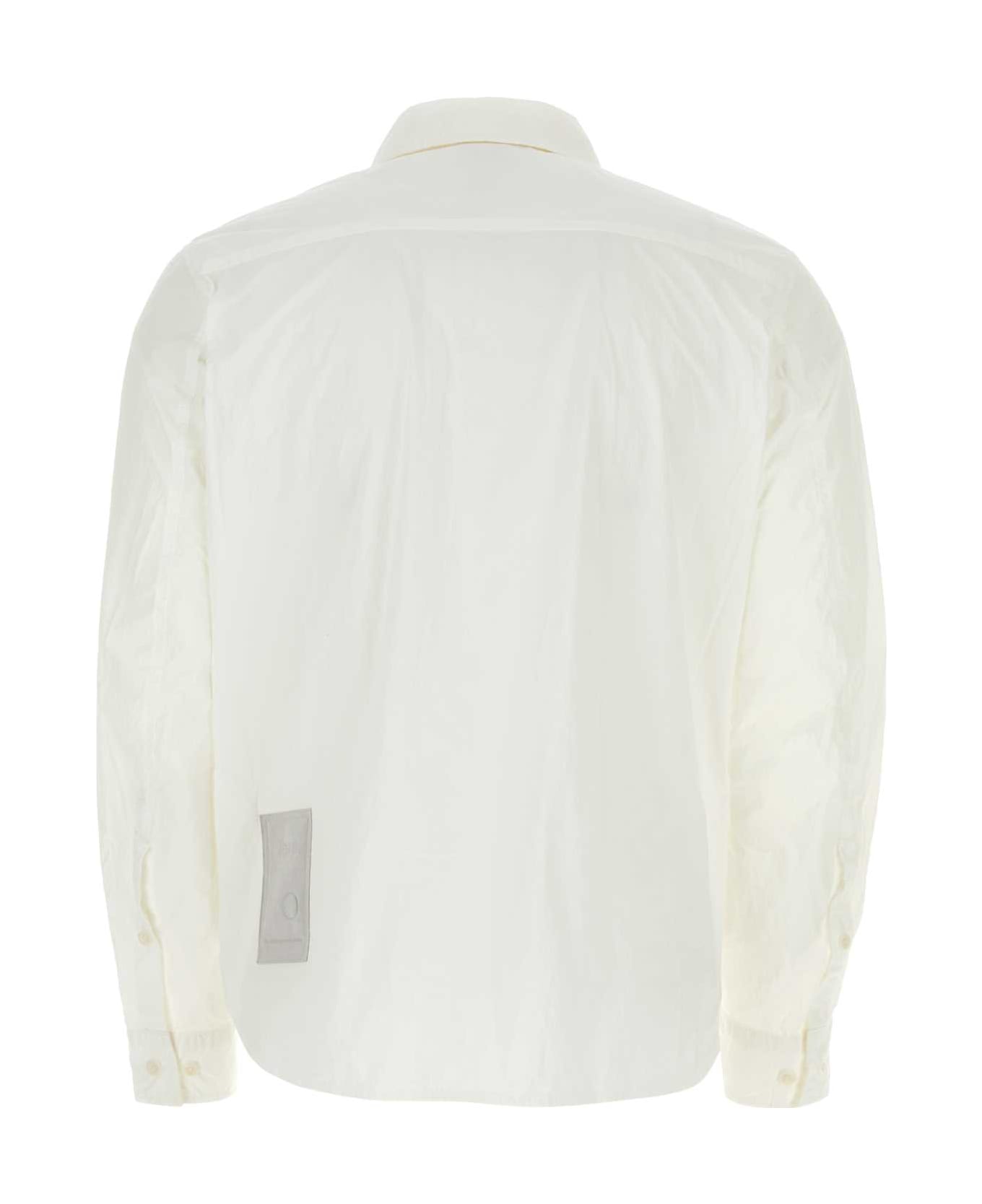 Ten C White Nylon Shirt - BIANCONEVE