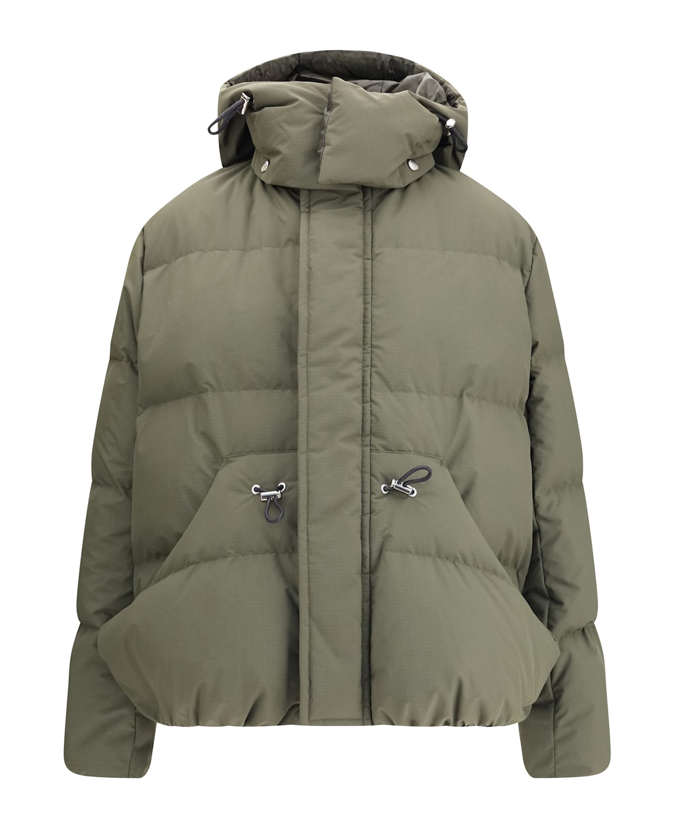 Sacai Puffer Jacket With Removable Hood