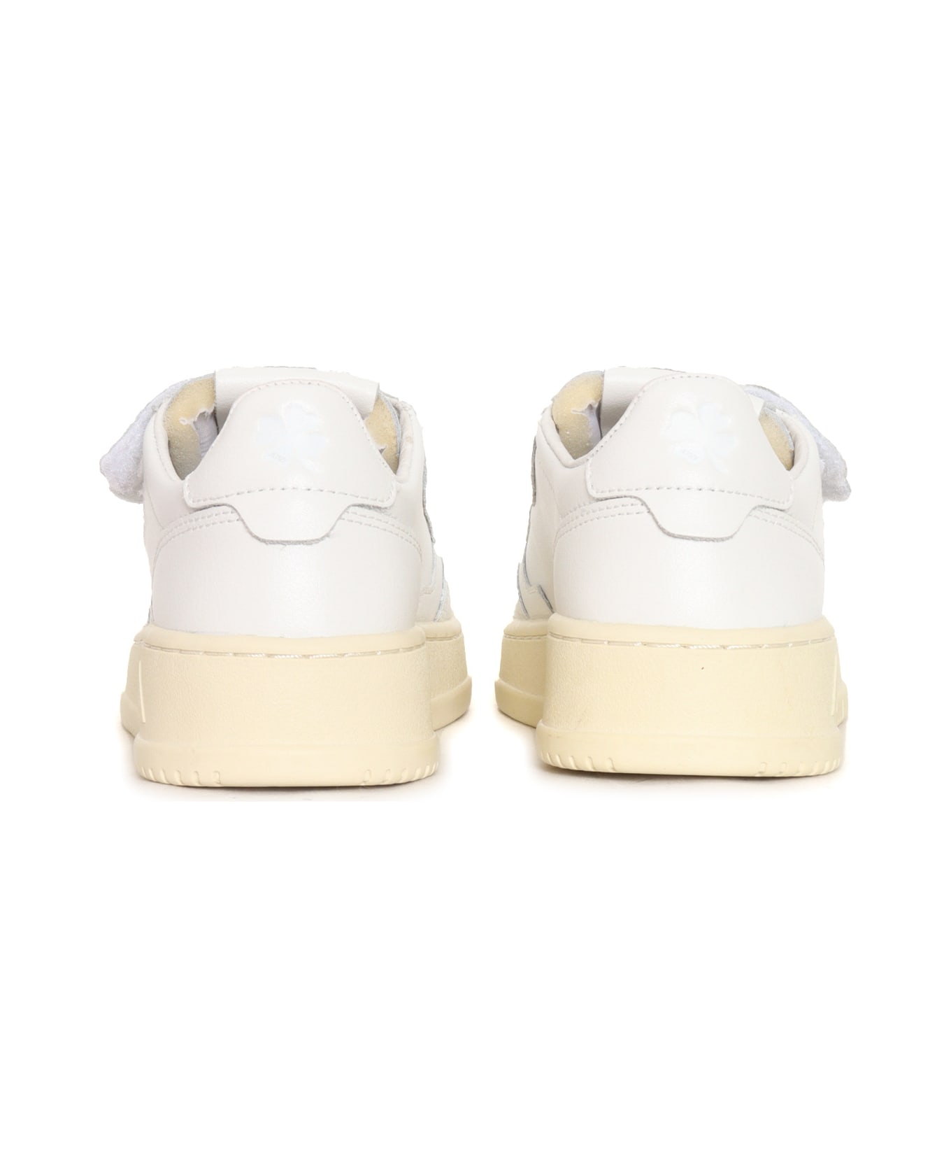 Autry Kidstripes Low Kid Sneakers - WHITE