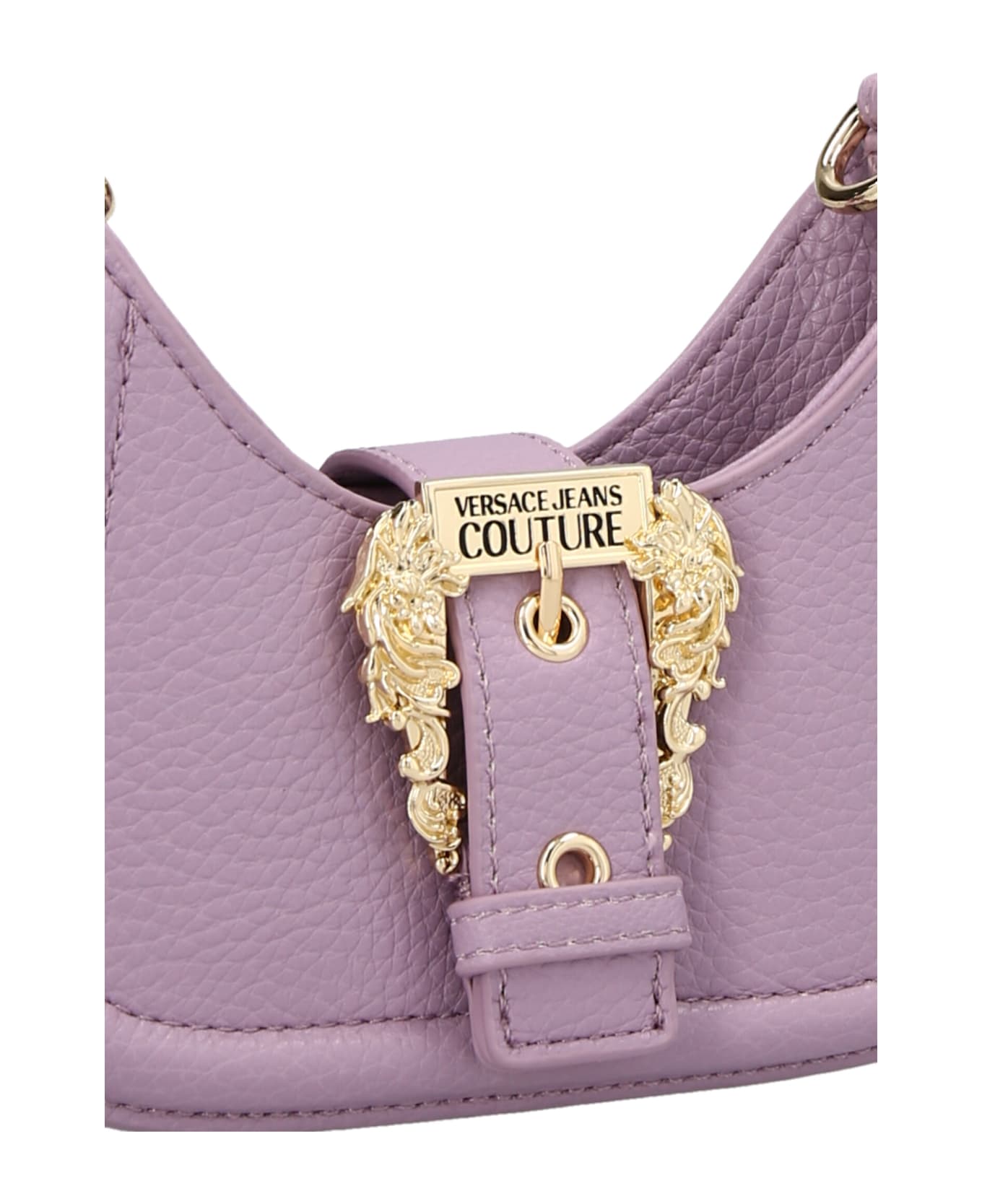 Versace Jeans Couture Buckle Crossbody Strap - Purple
