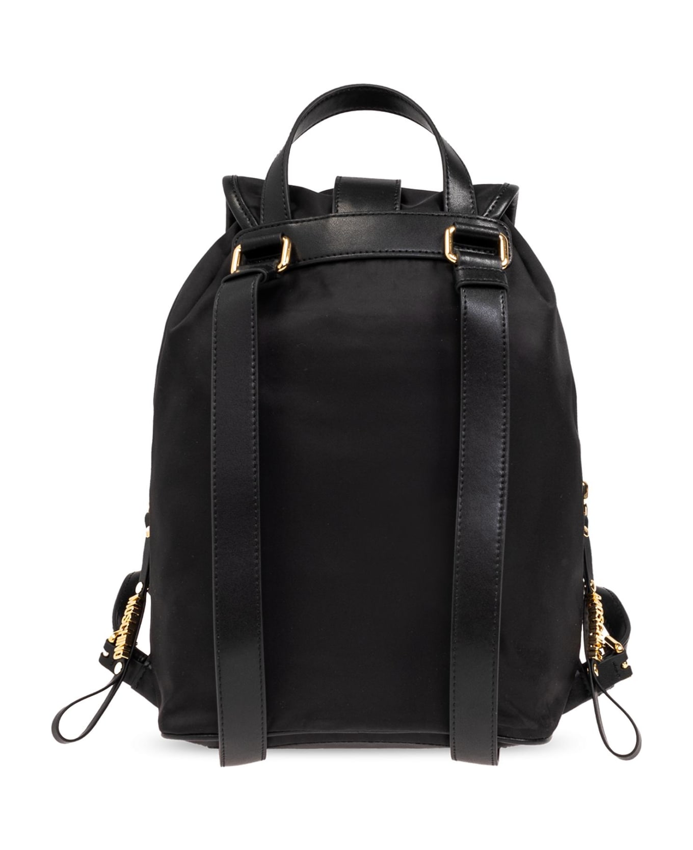 Moschino Backpack With Logo Moschino - BLACK バックパック