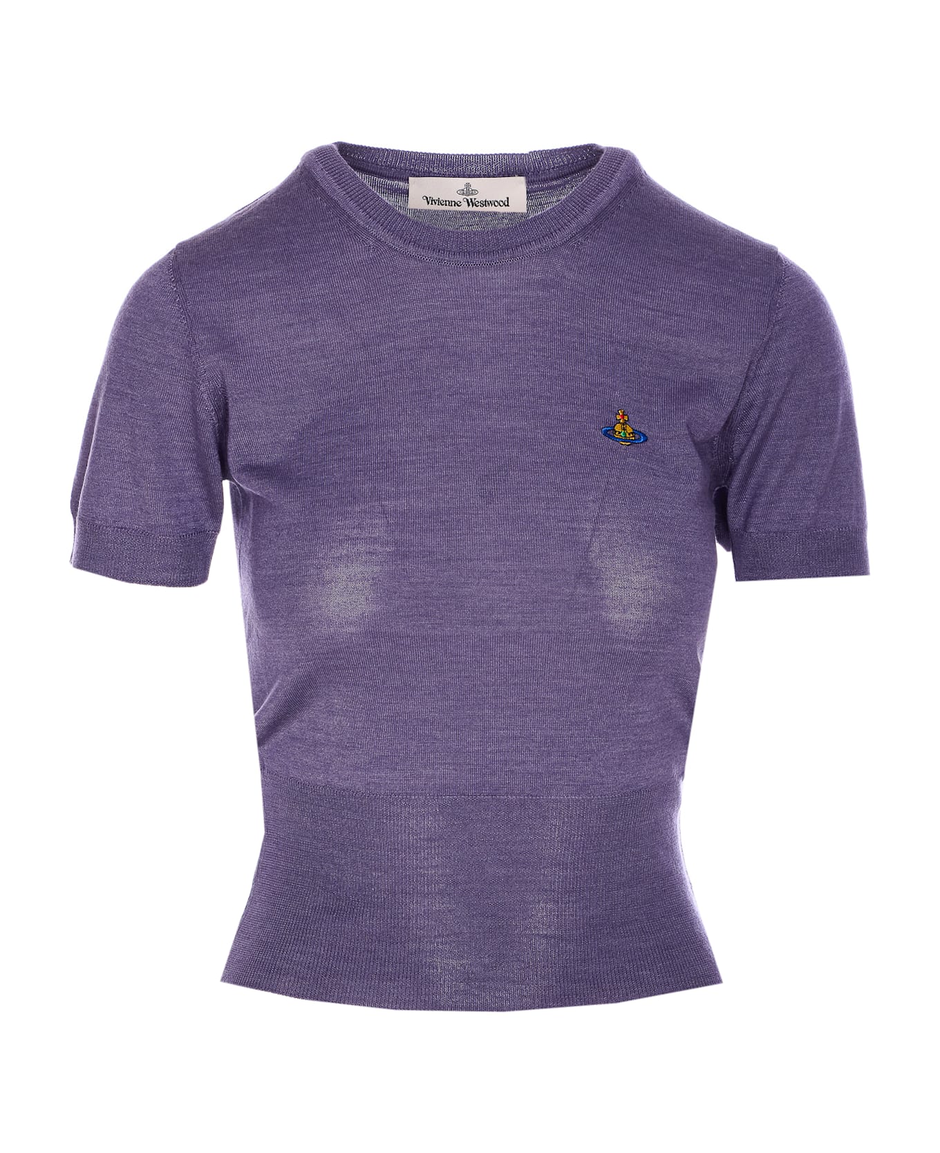Vivienne Westwood Bea Short Sleeves Sweater - Purple