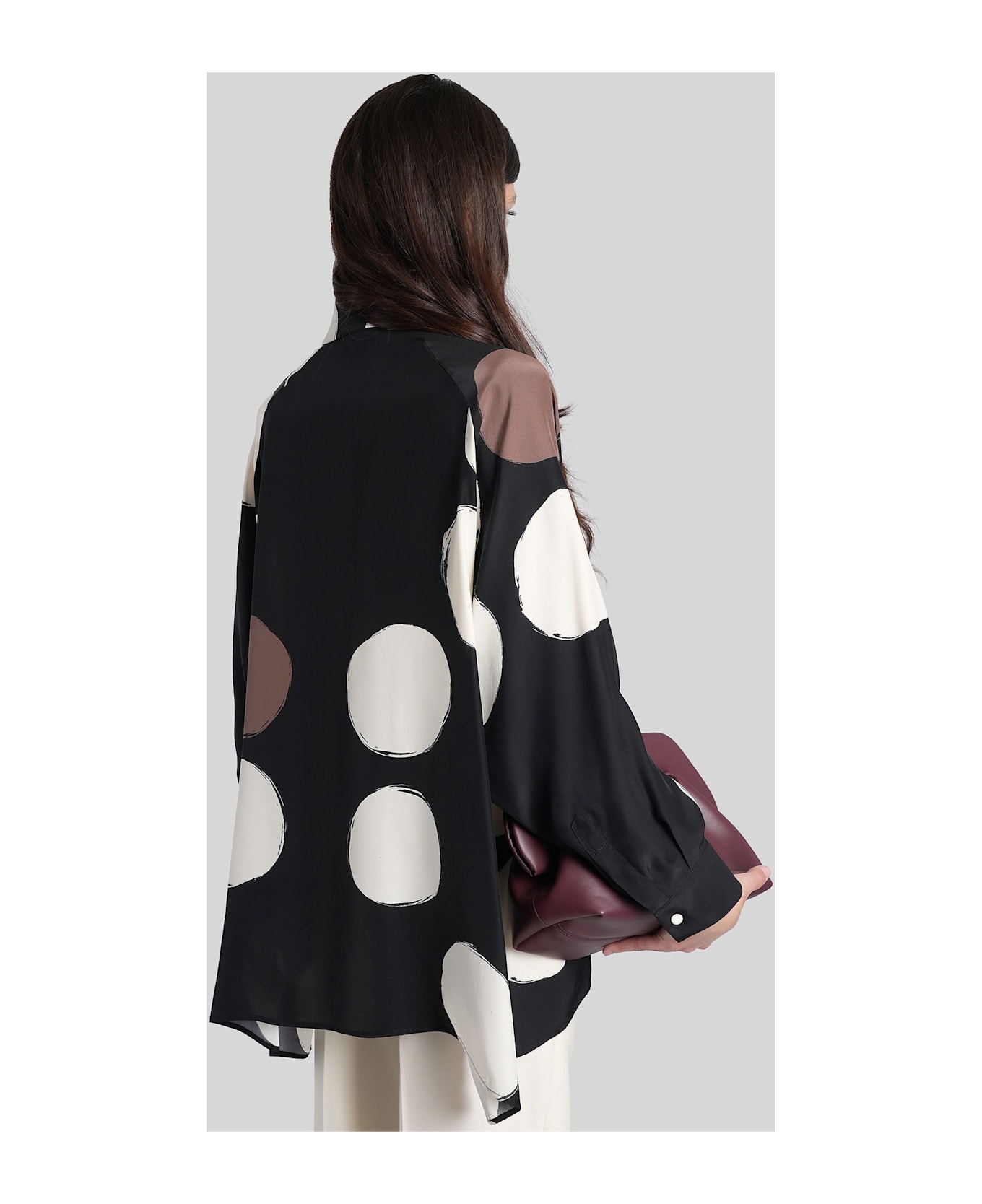 Gianluca Capannolo Mina Shirt Shirt In Black Silk - black