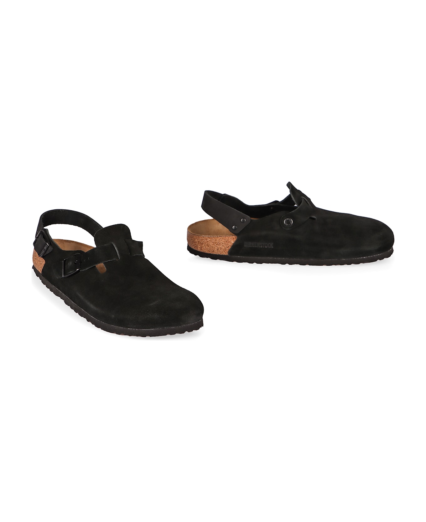 Birkenstock Tokio Suede Mules - black
