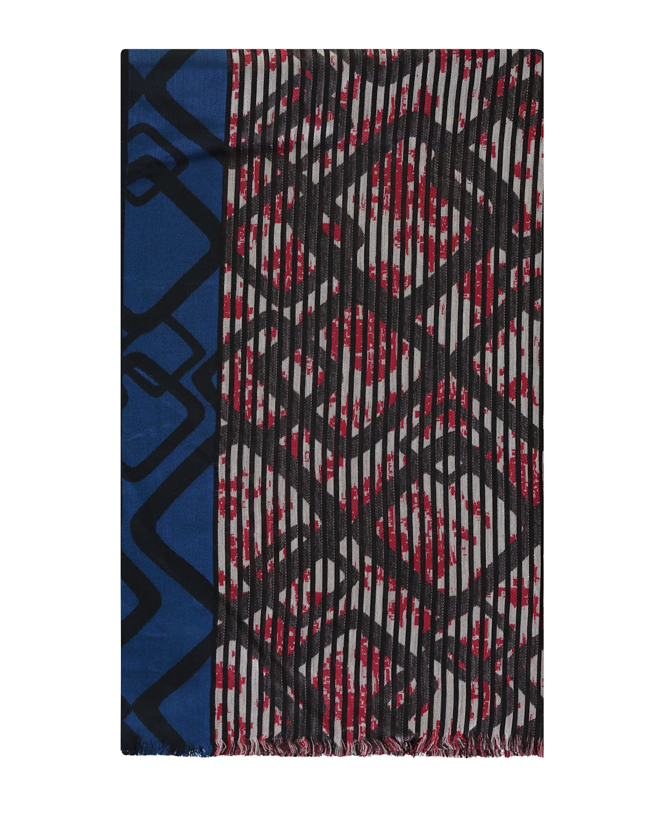 Emporio Armani Viscose-silk Blend Scarf - Multicolor