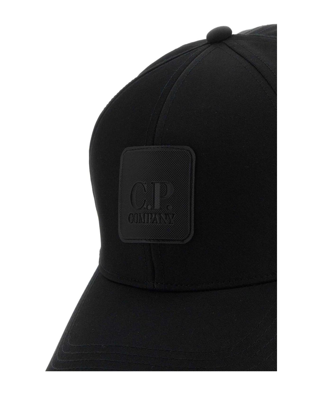 C.P. Company Logo-patch Baseball Cap - nero