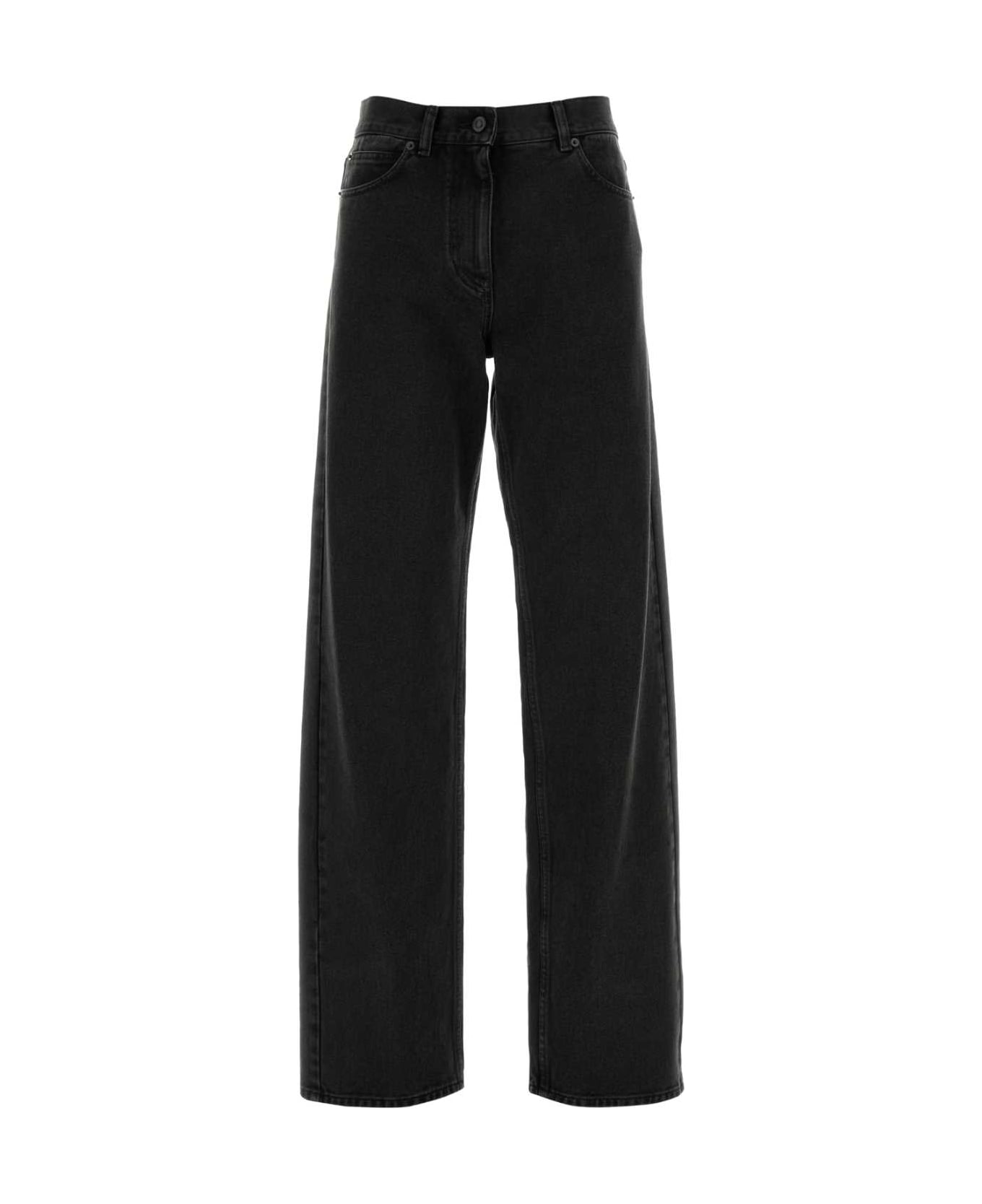 The Row Black Denim Clair Jeans - FADEDBLACK