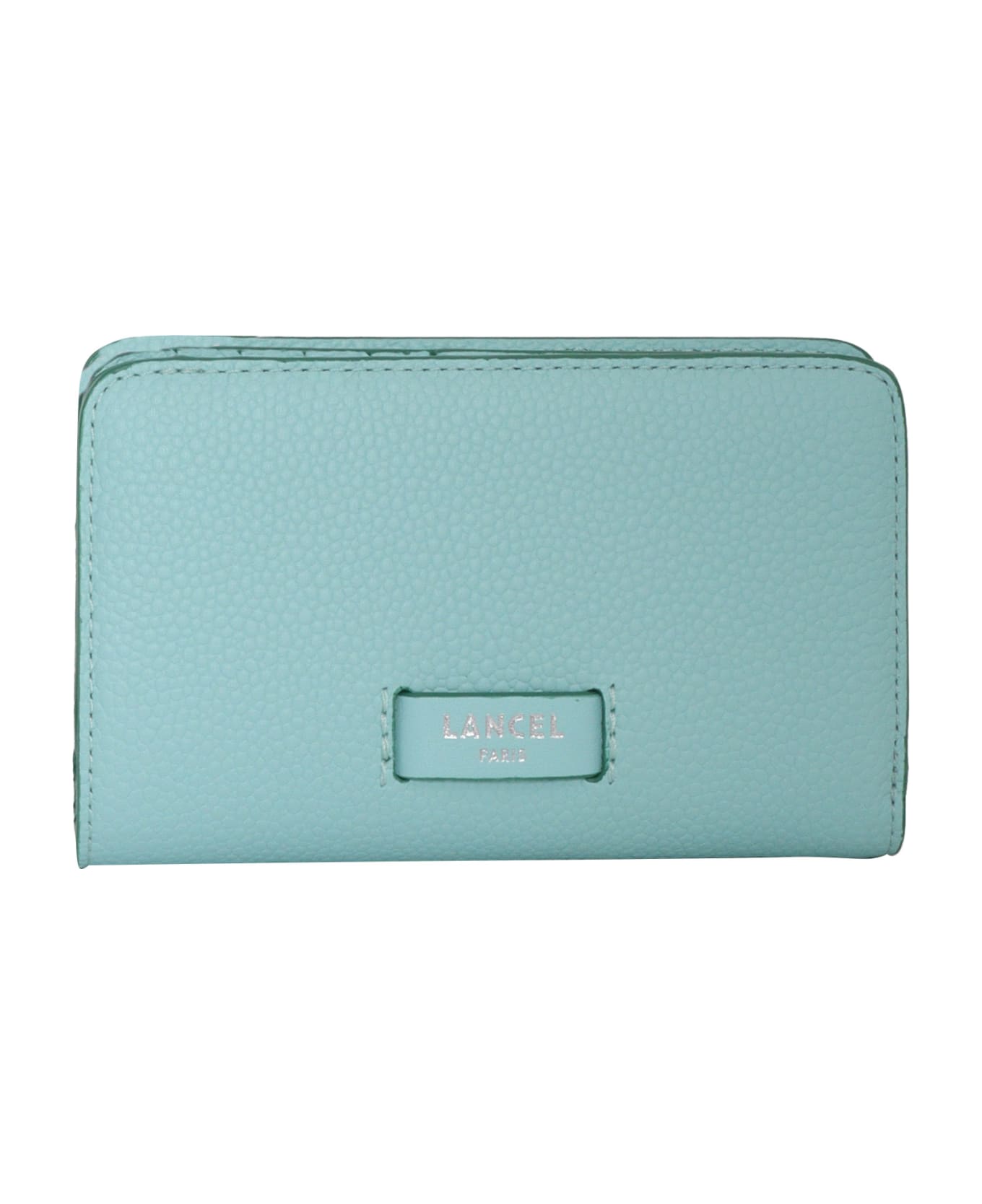 Lancel Light Blue Leather Wallet - GREEN 財布