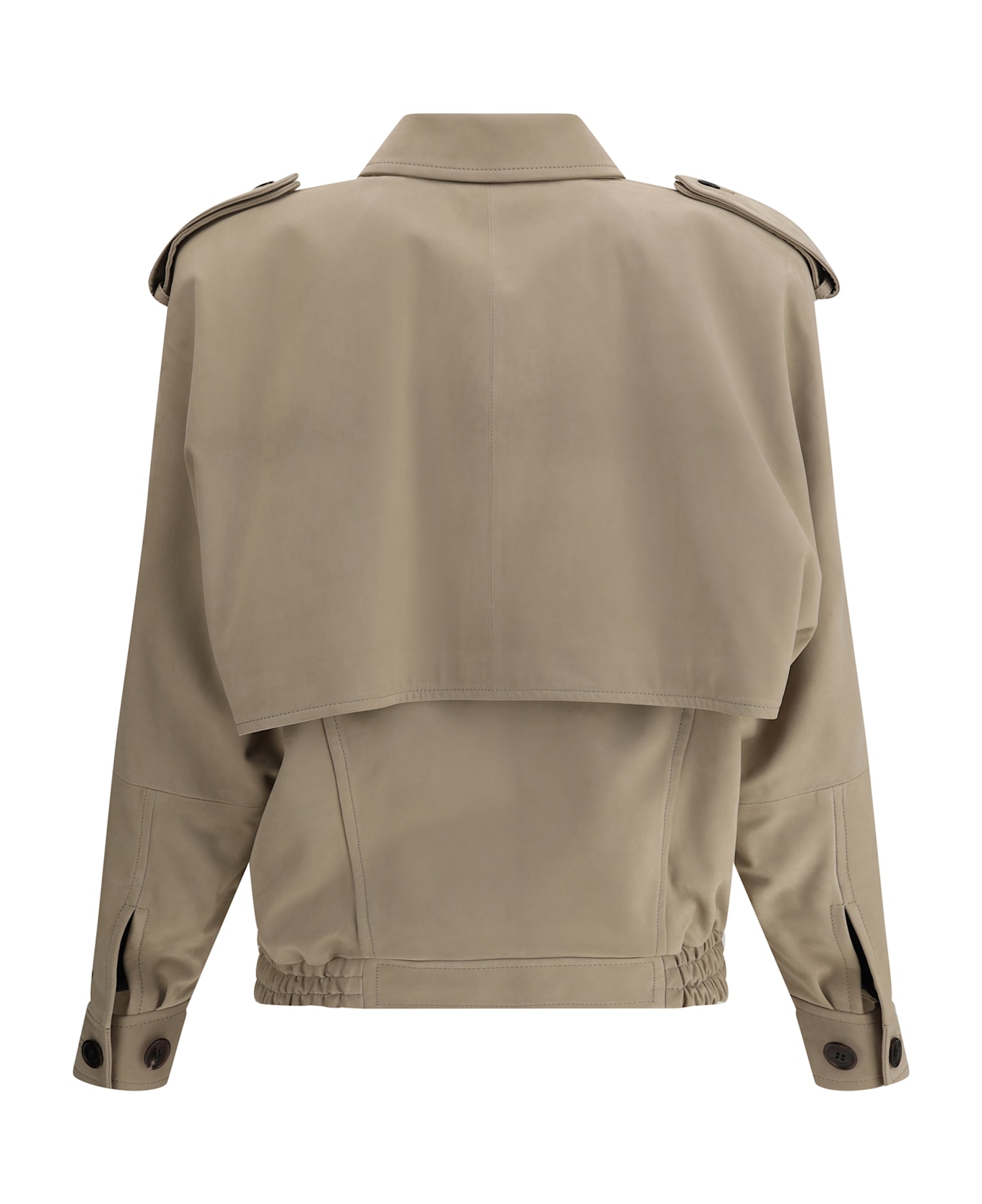 Saint Laurent Suede Bomber Jacket