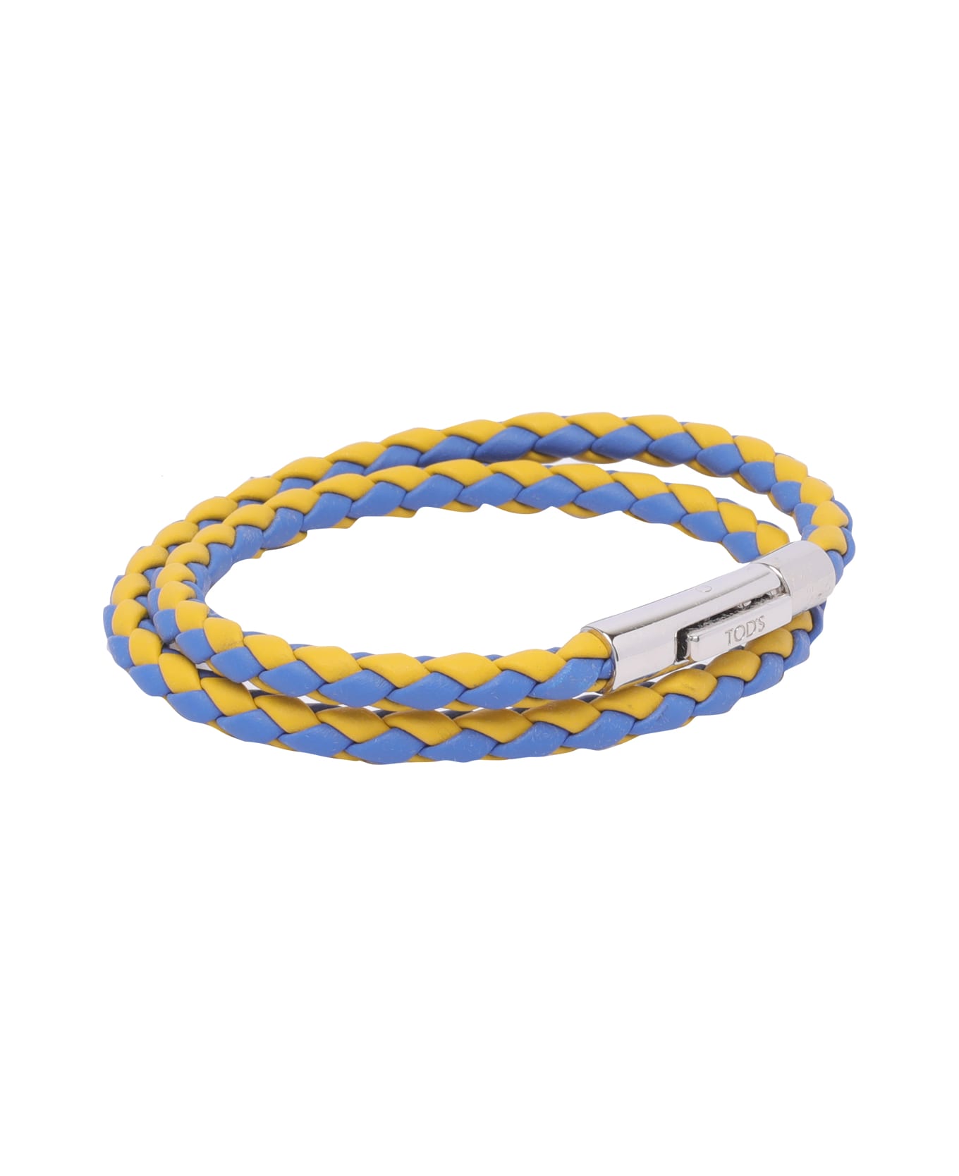 Tod's Mycolors 2-turn Leather Bracelet - Blue