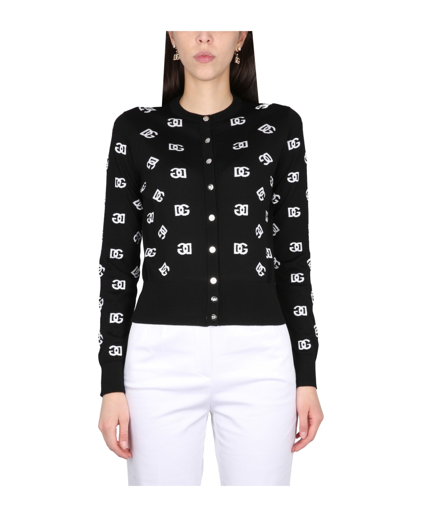 Dolce & Gabbana Cardigan With Buttons - NERO