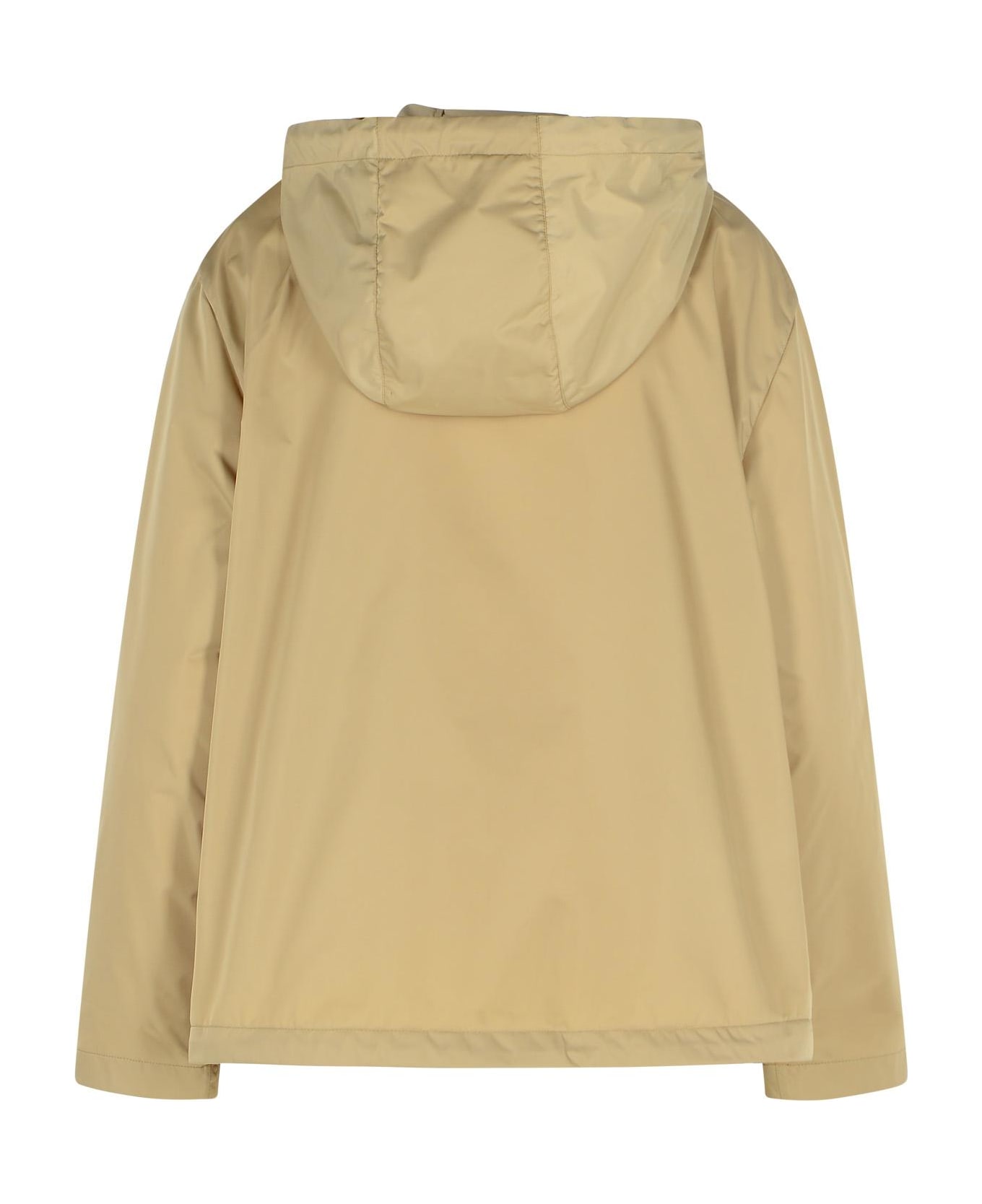 Moncler 
cassiopea
 Cream Polyester Jacket - Cream