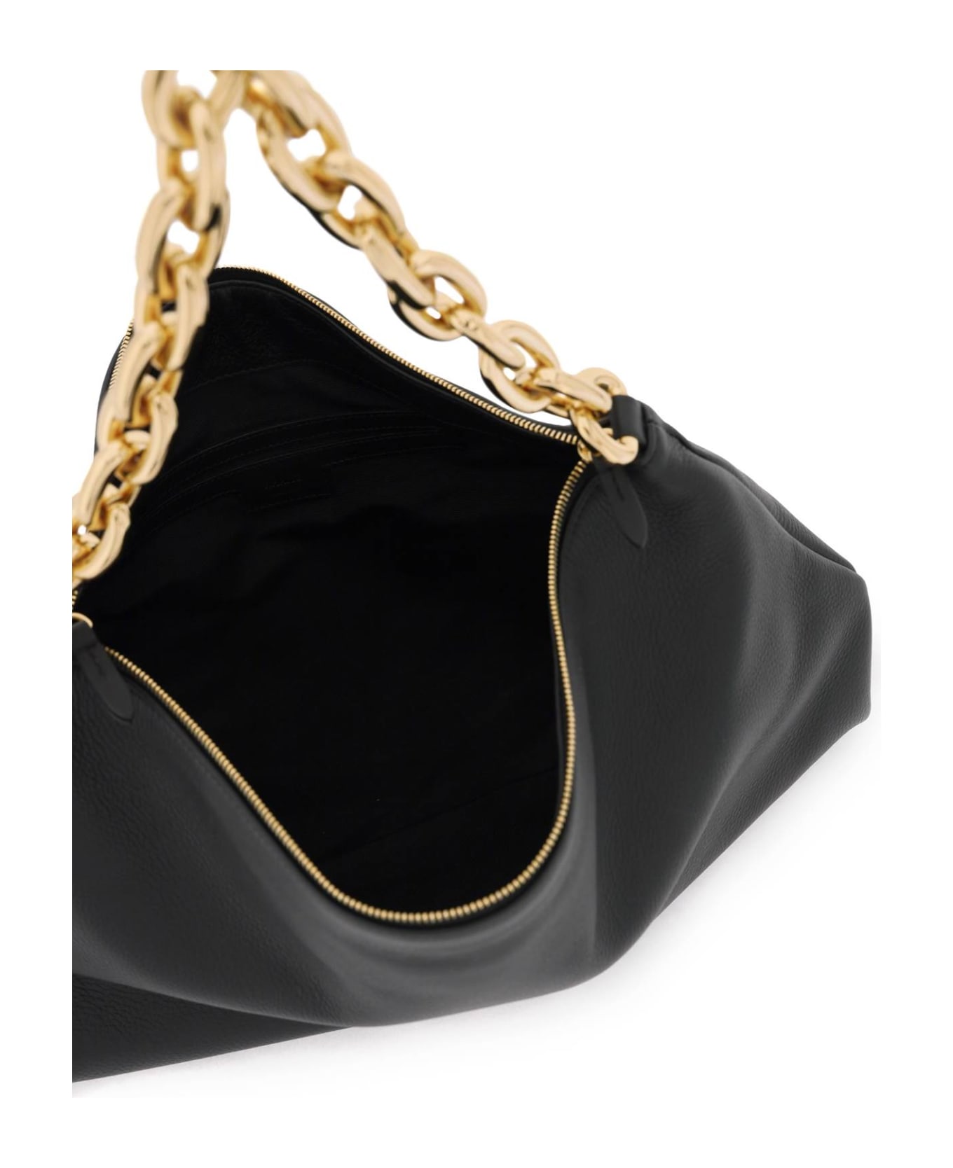 Khaite Clara Black Leather Bag - BLACK (Black)