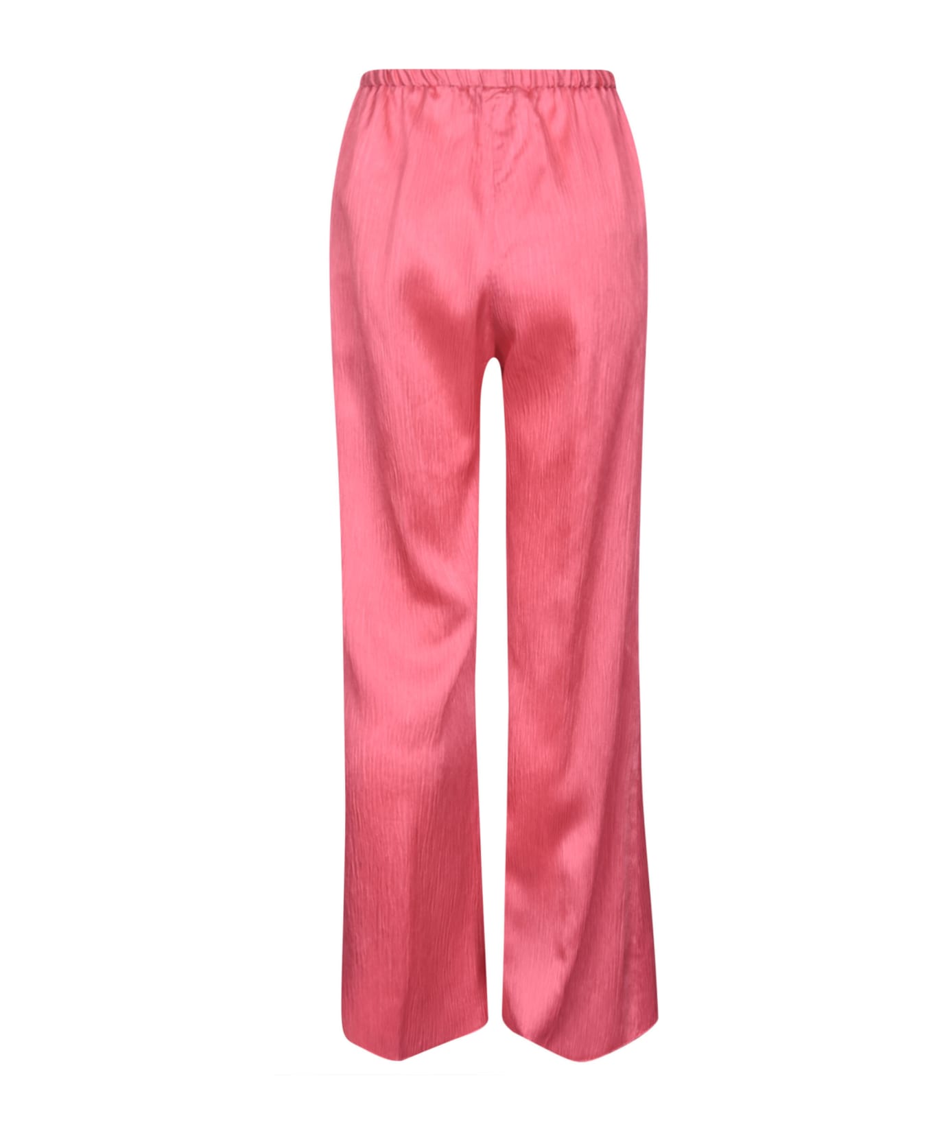Forte_Forte Ribbed Waist Trousers - Pink
