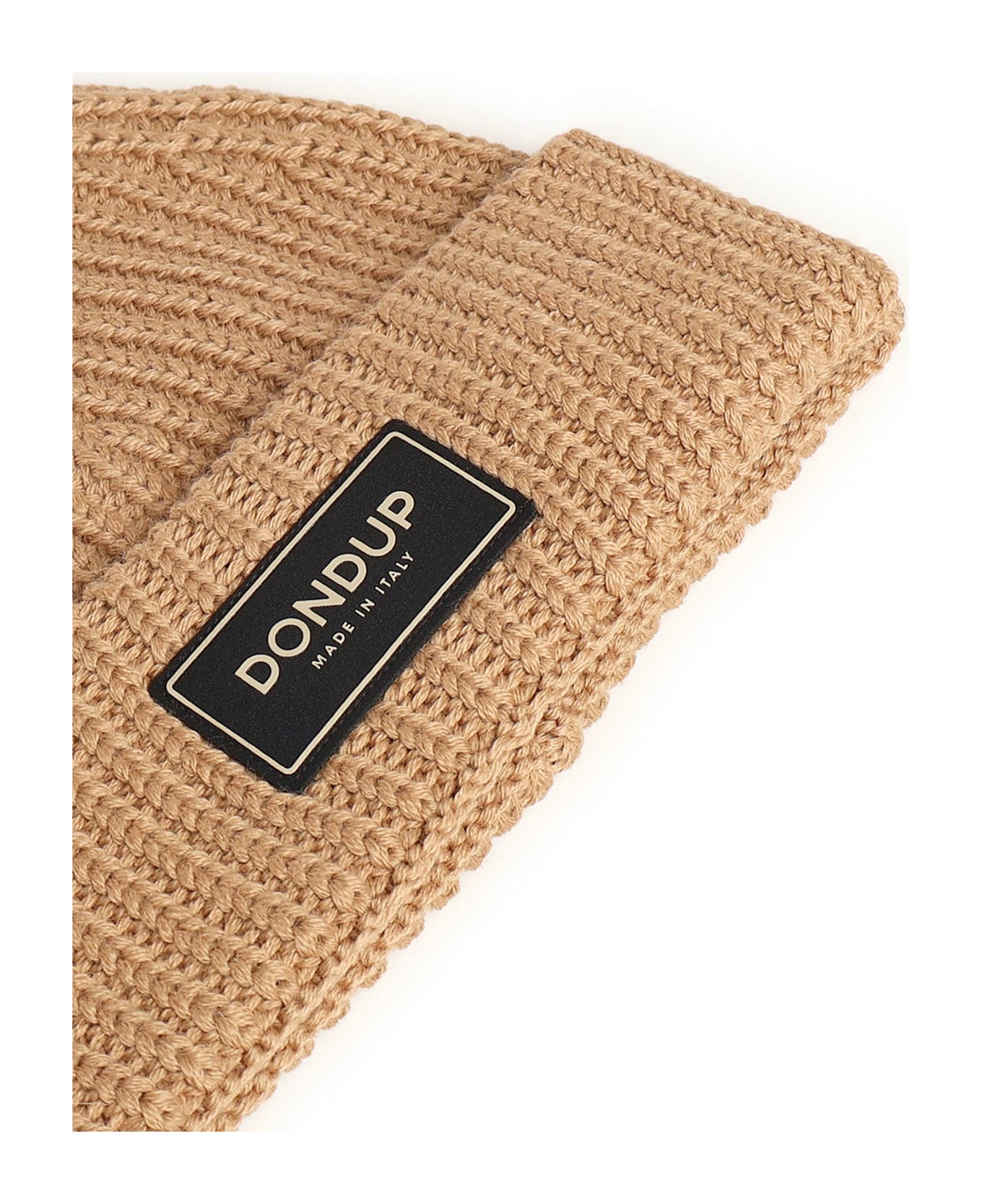 Dondup Technical Wool Hat - CURRY