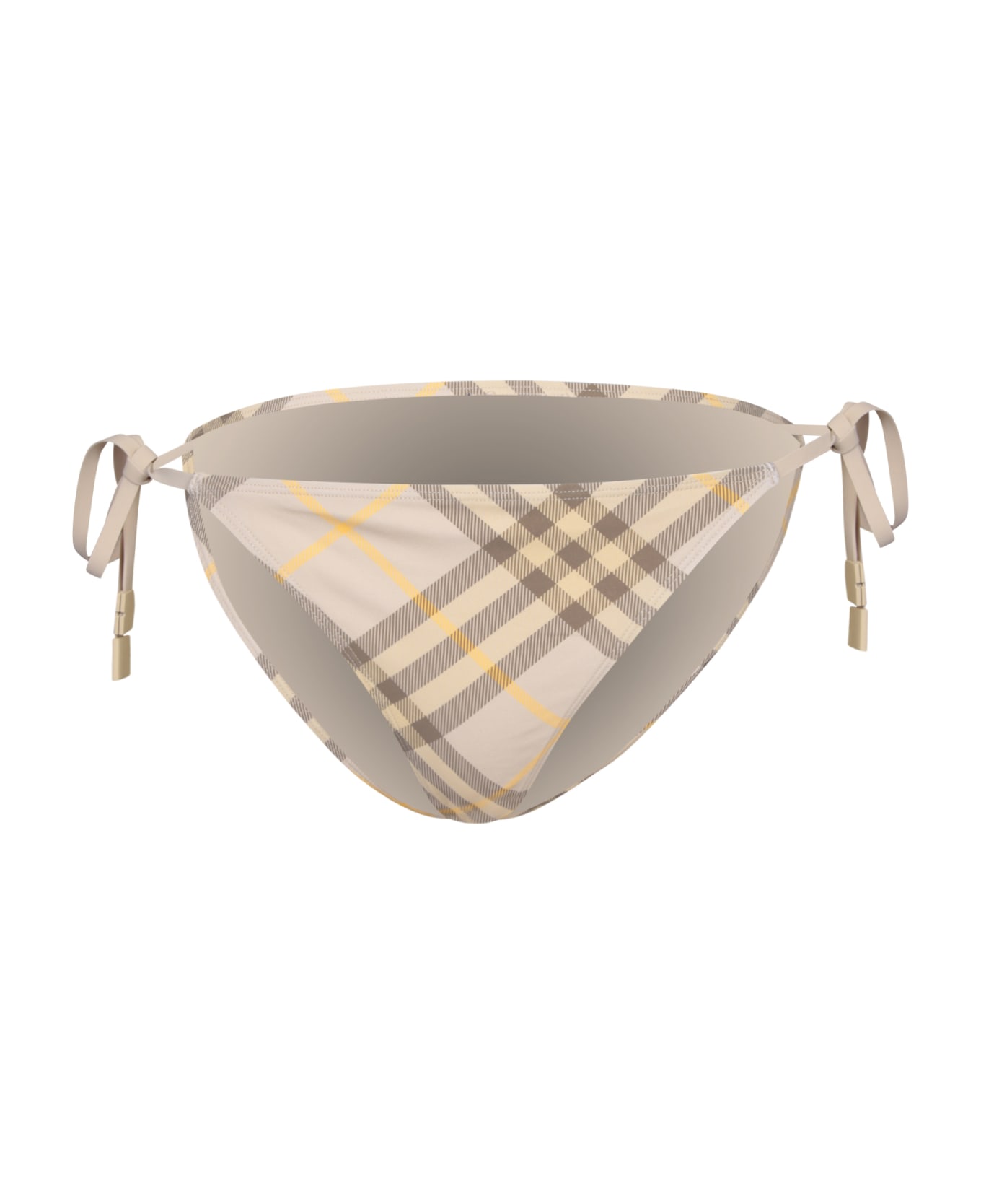 Burberry Check Print Bottom Swimsuit - WHEAT IP CHECK