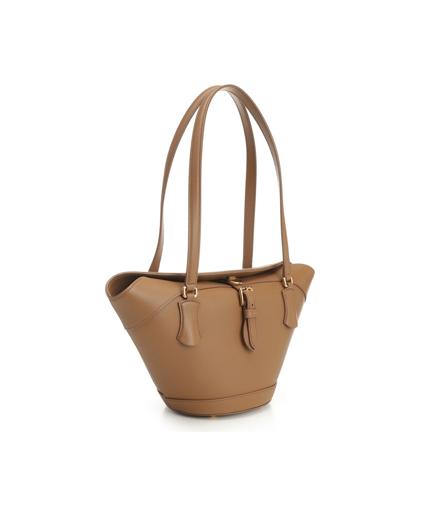 Dolce 
Gabbana Leather Shoulder Bag - Caramello