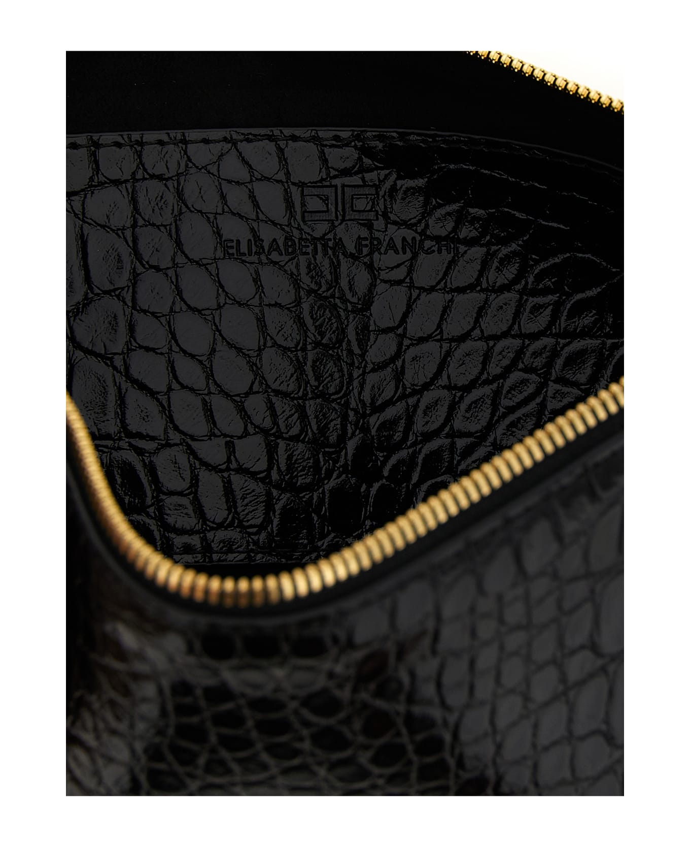 Elisabetta Franchi 
baguette
 Clutch - Black  