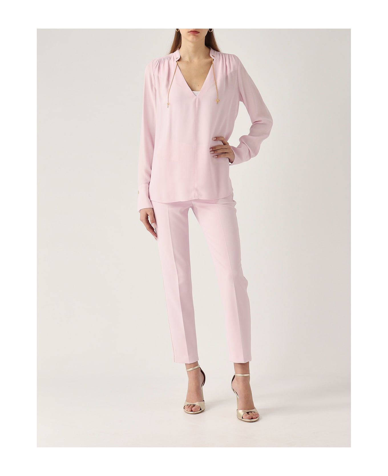 Elisabetta Franchi Viscosa Shirt - Pink