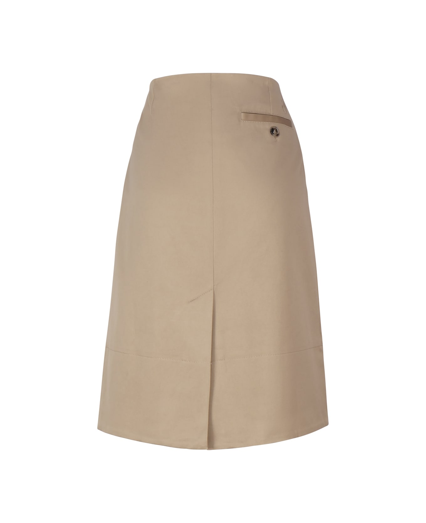 J.W. Anderson High-waisted Flared Skirt - Beige