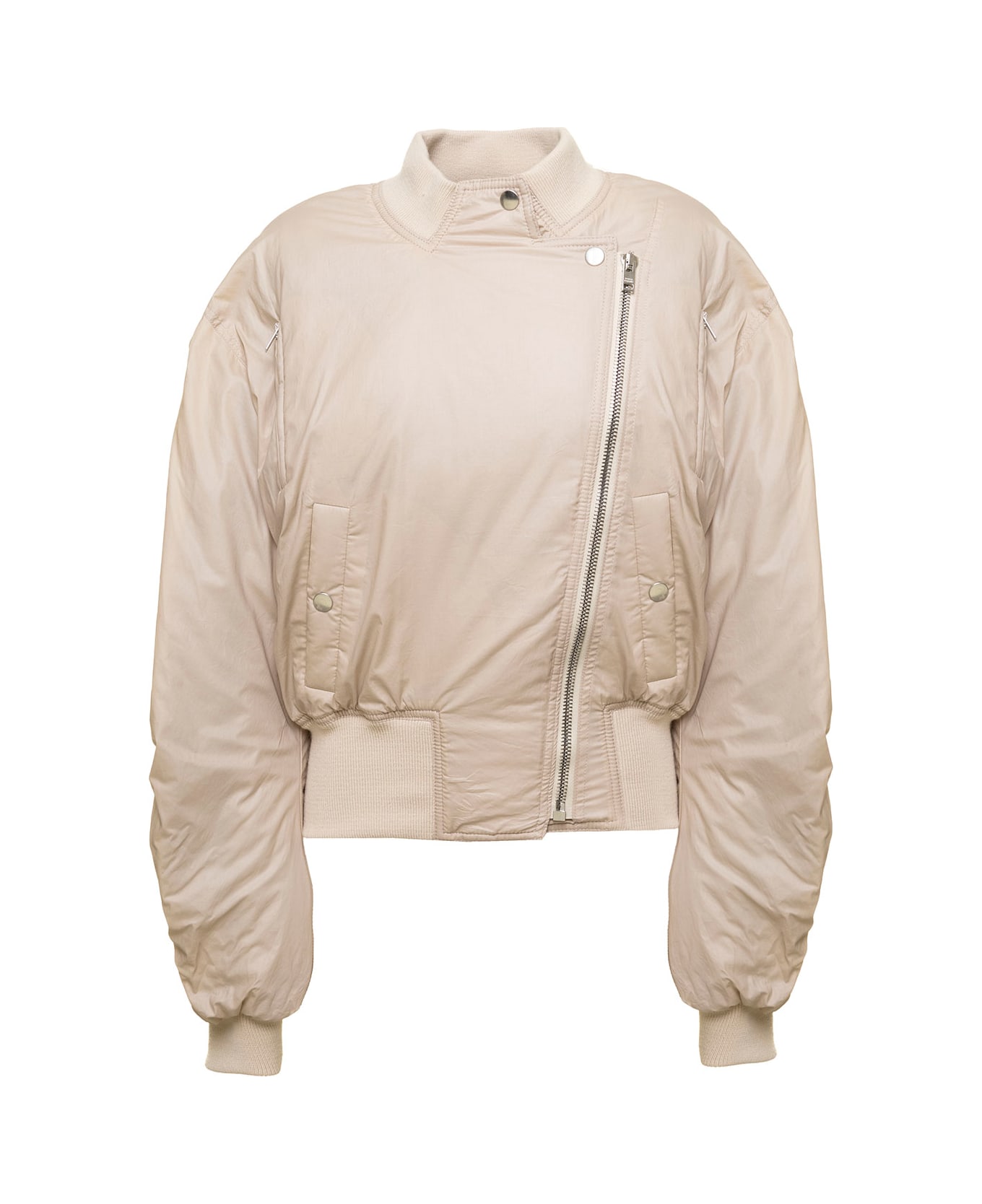 Isabel Marant Kinsley Chinzy Cotton Bomber - Look1 - White