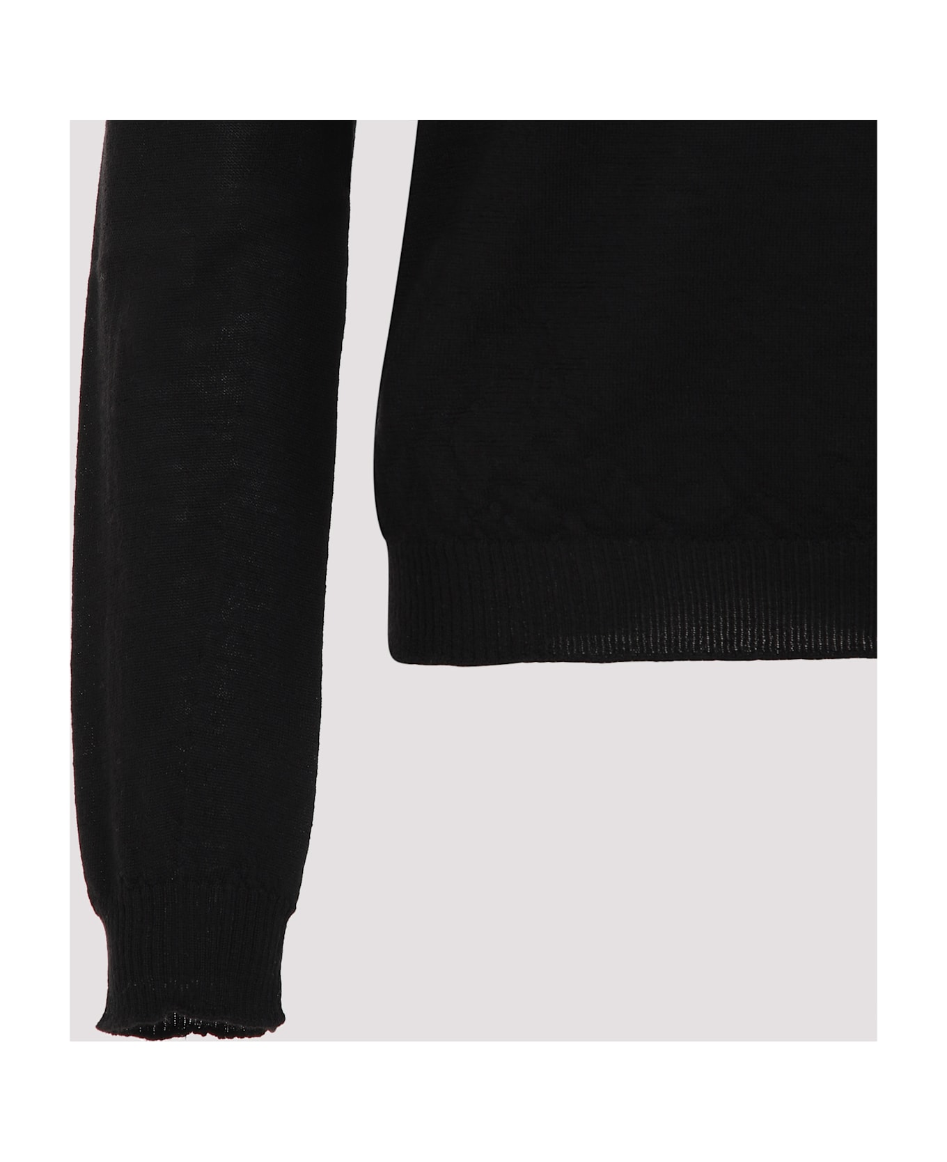Rick Owens Extreme V-neck Pullover - Black