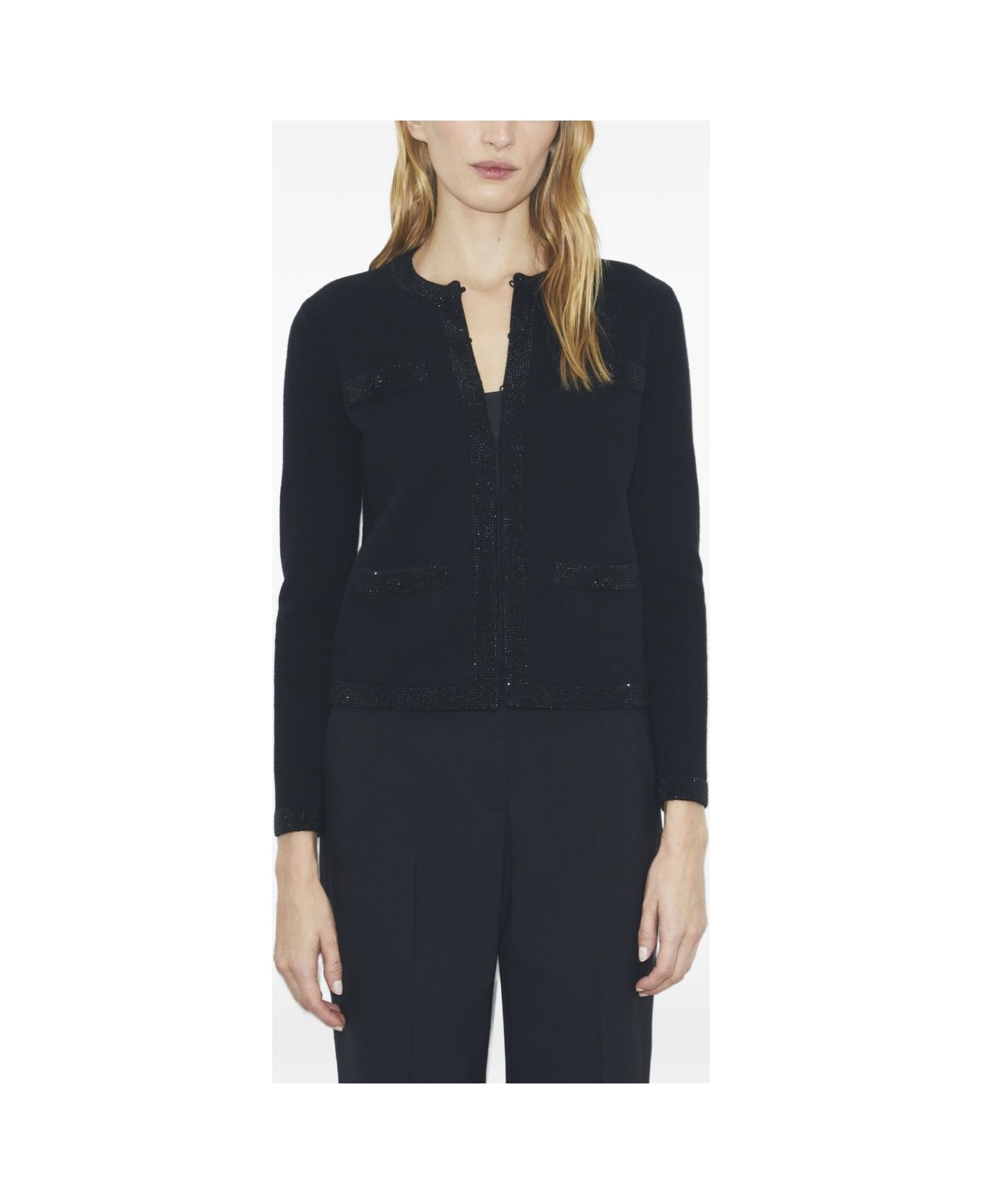 Tory Burch Wool Cardigan - Black
