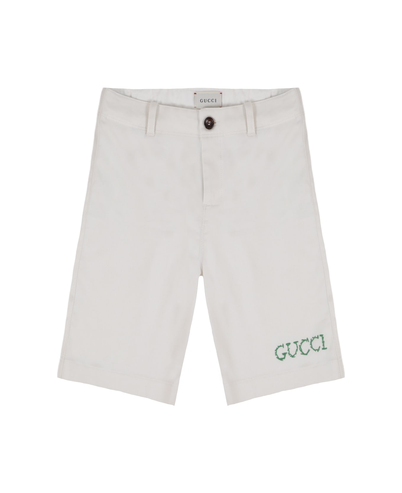Gucci Cotton Shorts - White