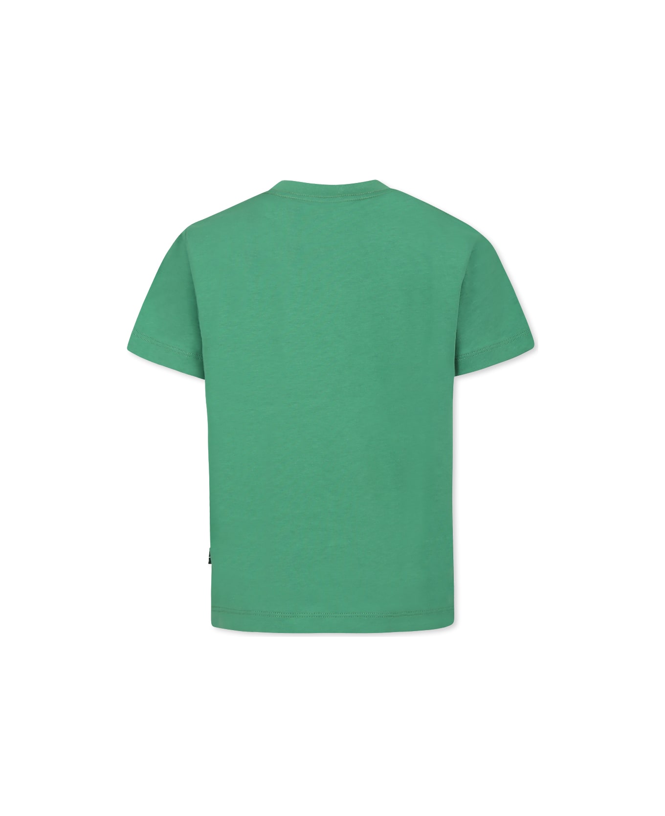 Molo Green T-shirt For Boy With Dinosaur Print - Green