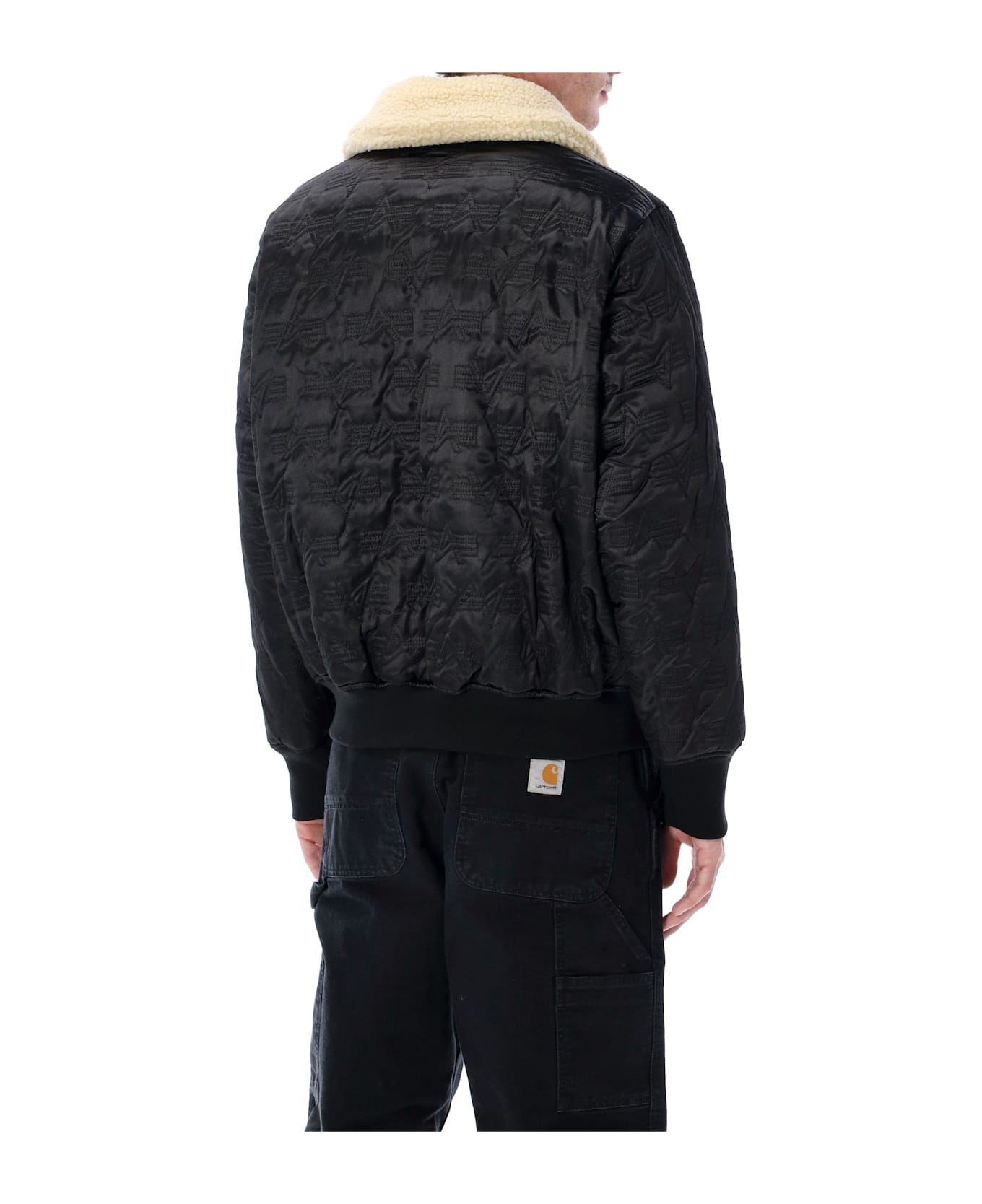 Alpha Industries B-15 Mod Reversible Bomber - BLACK