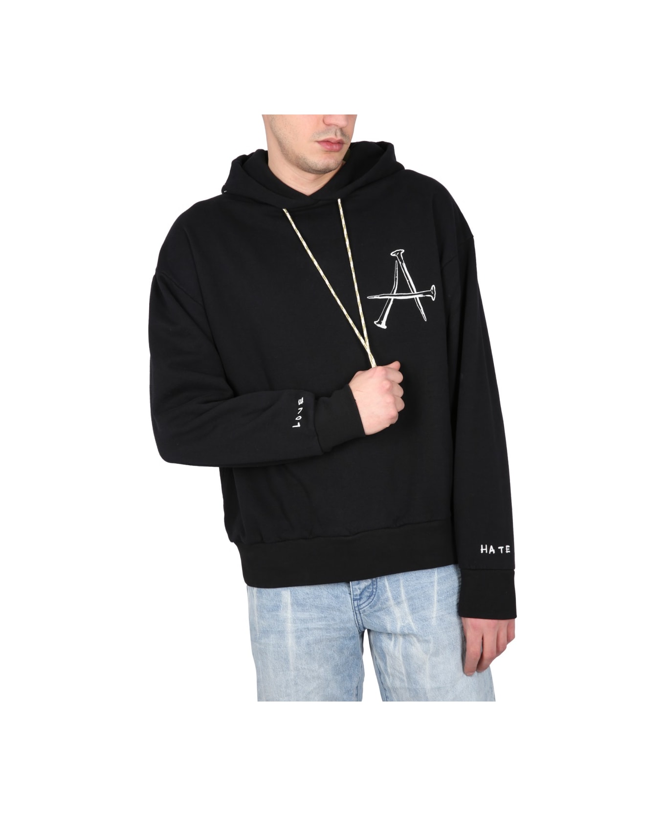 Aries Hoodie - BLACK