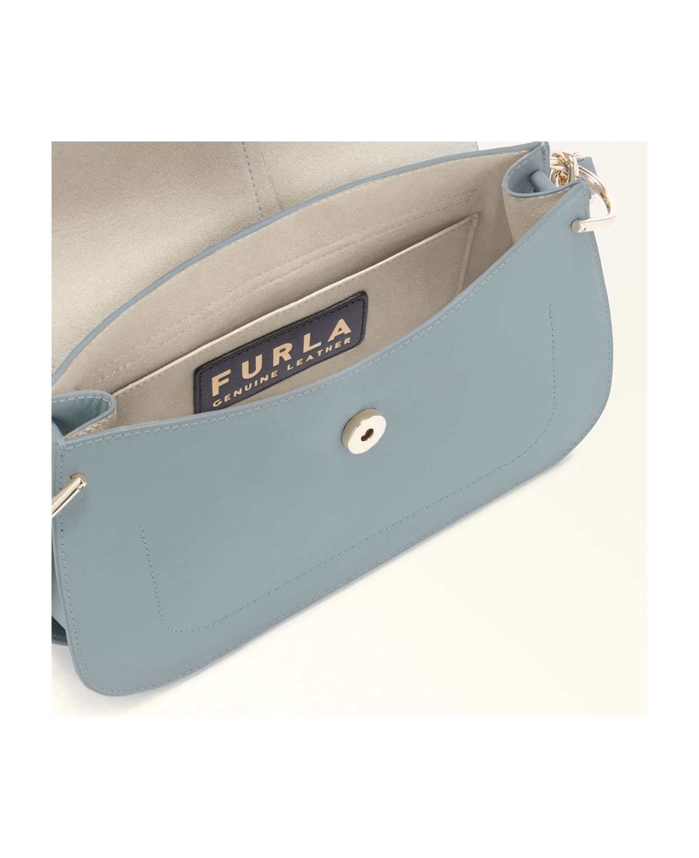Furla Flow Leather Handbag - nuvola