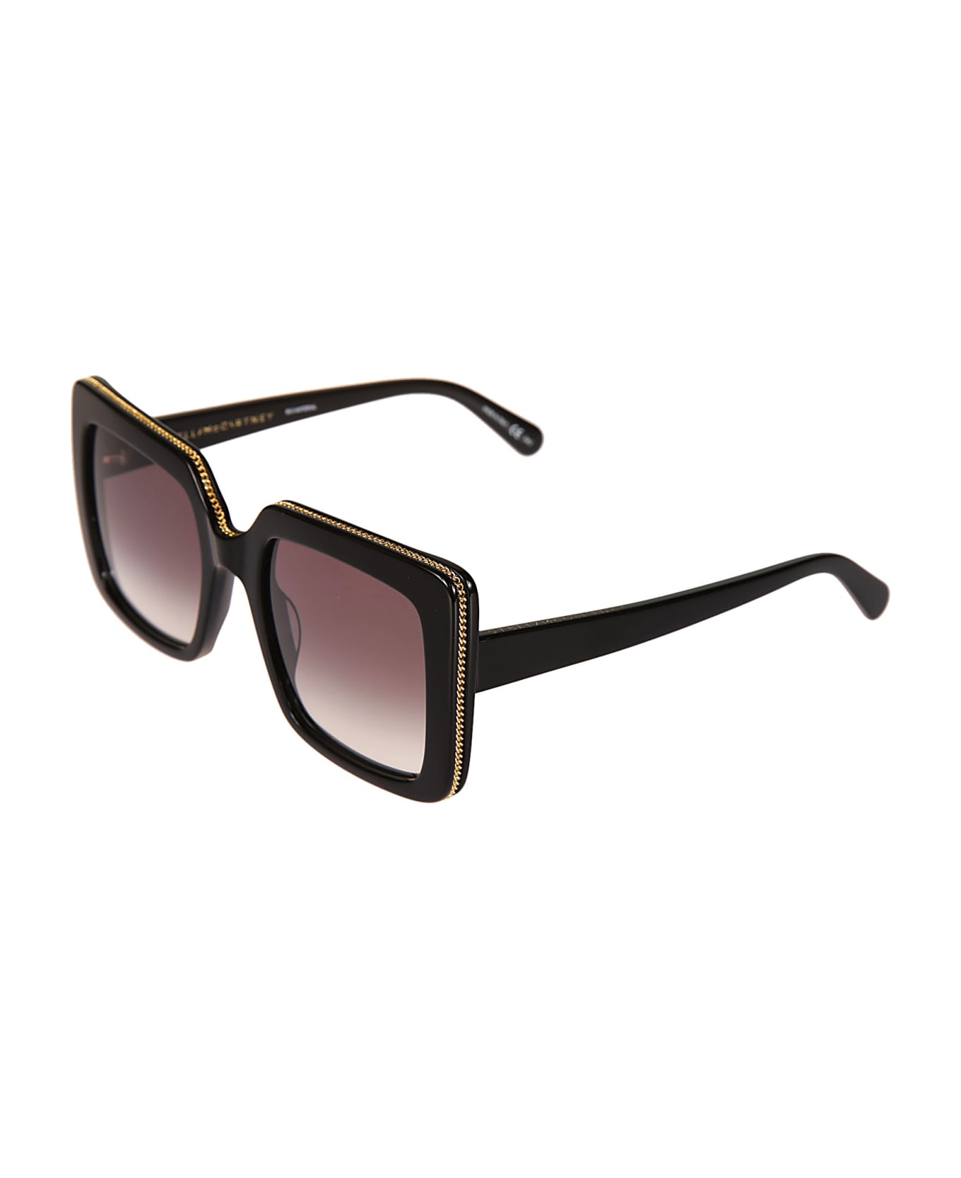 Stella McCartney Eyewear Squared Sunglasses - Black