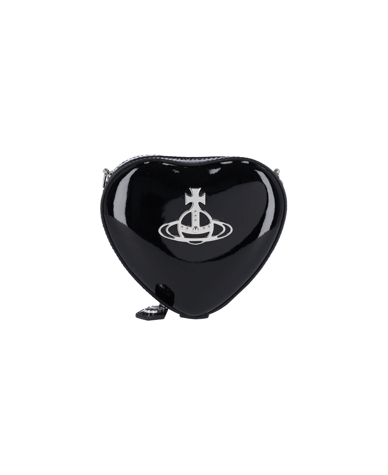 Vivienne Westwood "louise Heart" Mini Bag - Black  