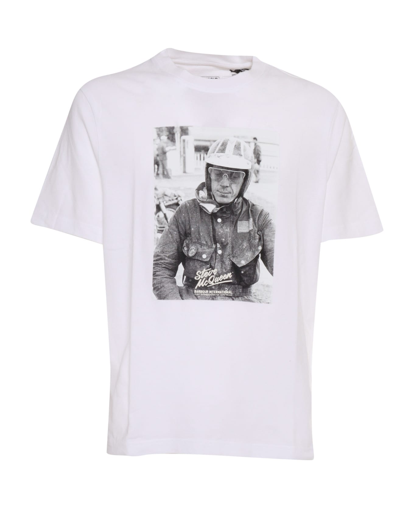 Barbour Keystone Graphic T-shirt - WHITE