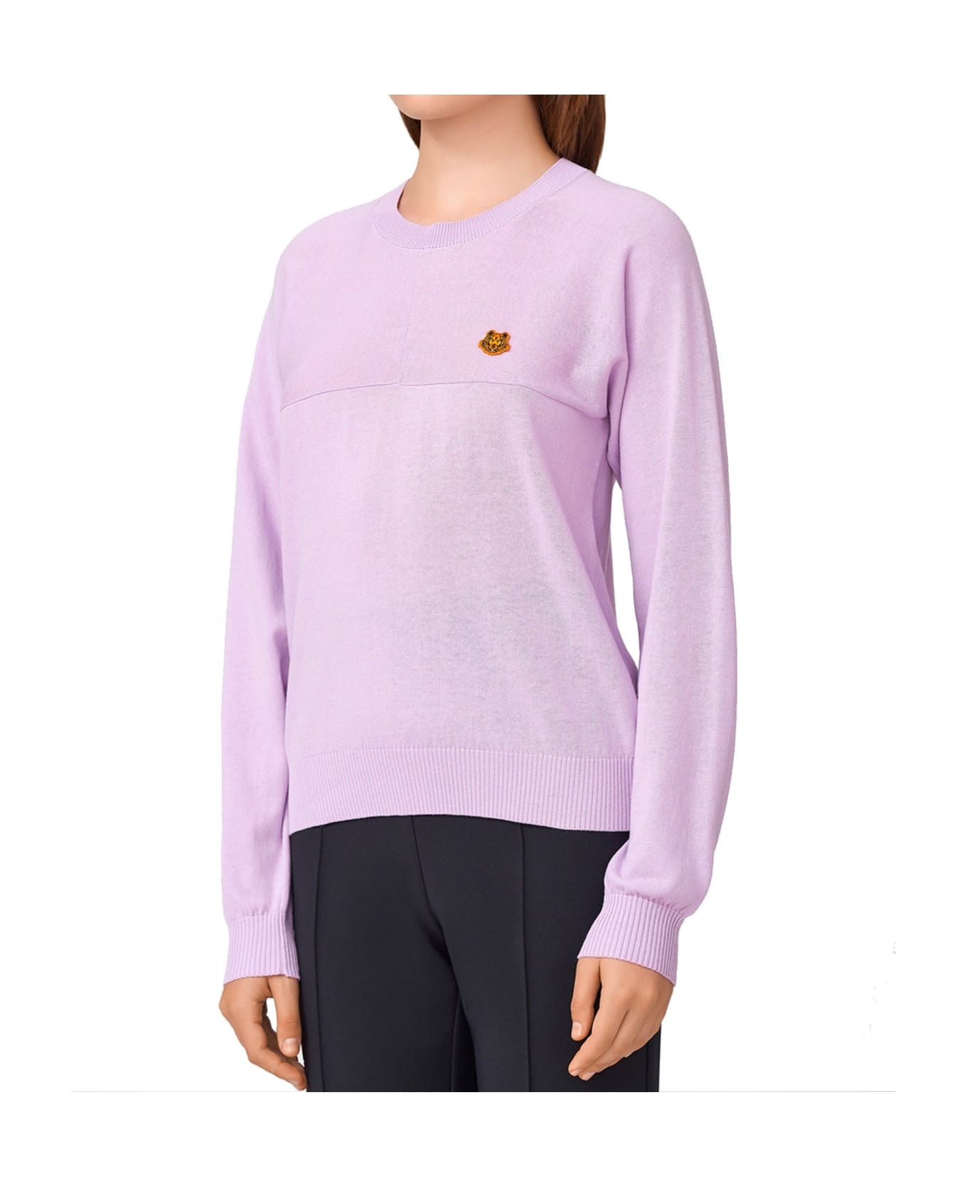 Kenzo Logo Tiger Patch Sweater - Pink ニットウェア
