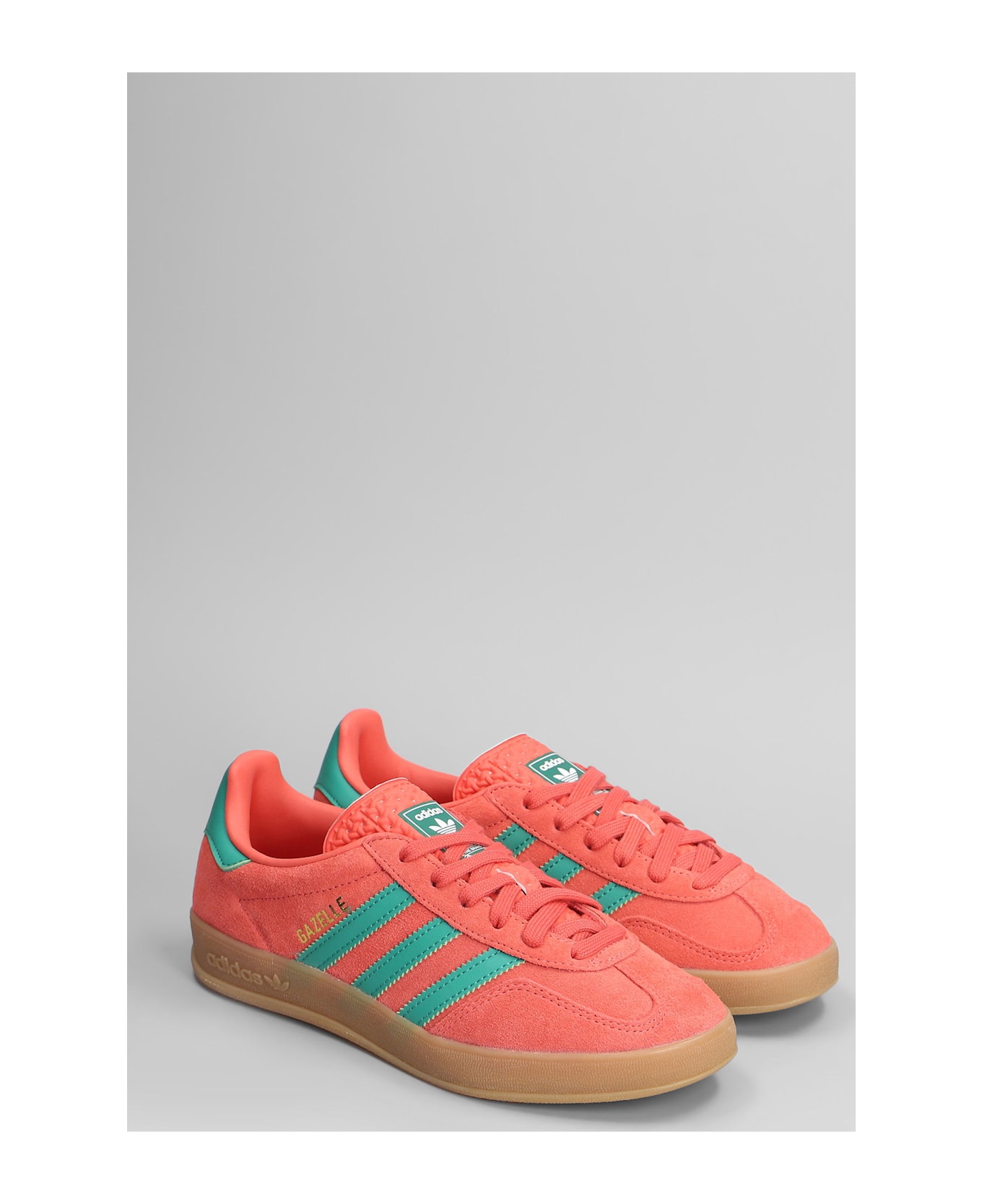 Adidas Gazelle Indoor Sneakers In Red Suede - red