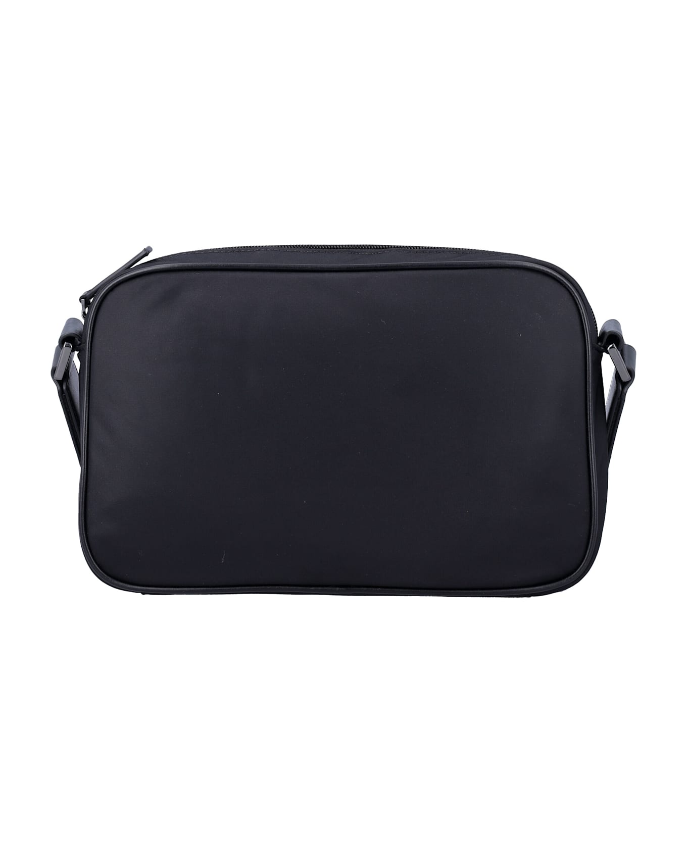Emporio Armani Asv Recycled Nylon Shoulder Bag - Black