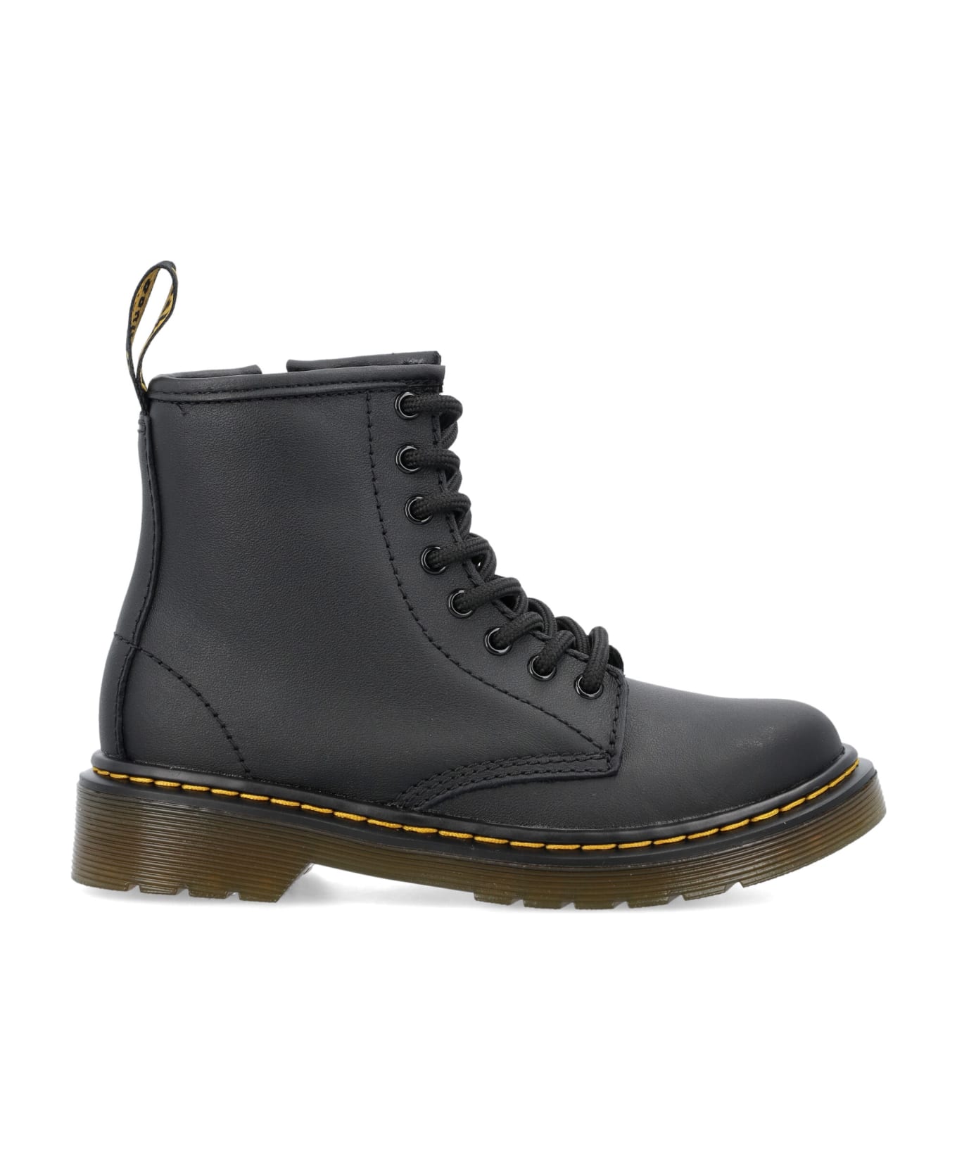 Dr. Martens Leather Ankle Boots - BLACK